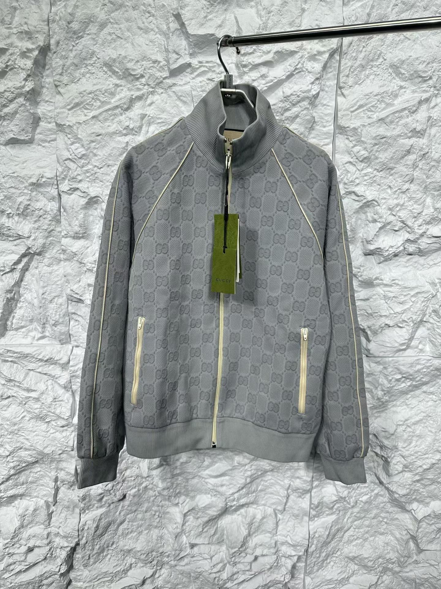 Gucci Gucci GG Monogram Jacquard Zip Jacket Size S Size US S / EU 44-46 / 1 - 2 Thumbnail
