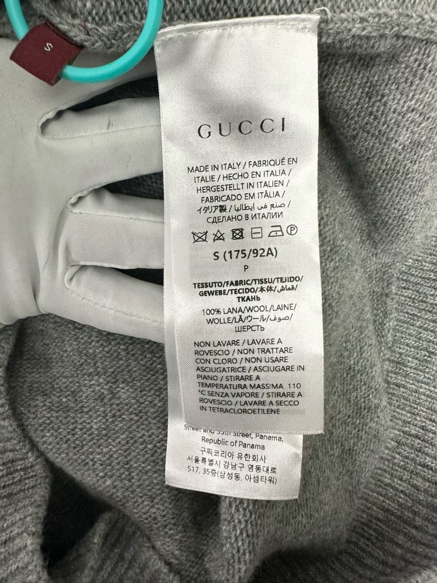 Gucci Gucci Script Embroidered Wool Sweater US S Size US S / EU 44-46 / 1 - 5 Thumbnail