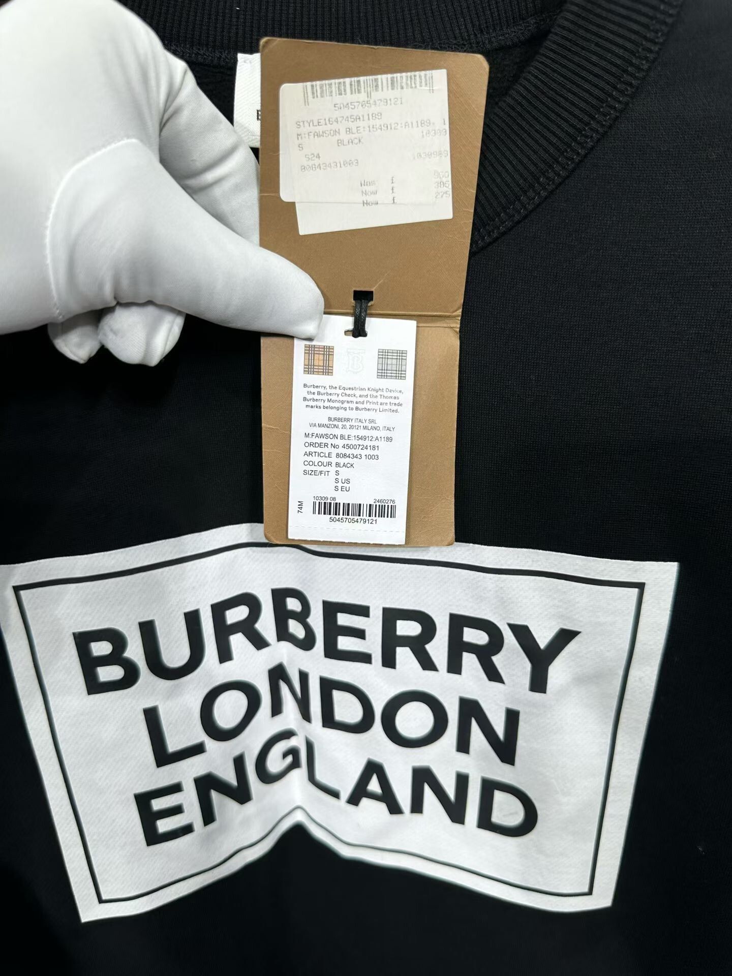Burberry Burberry London England Logo Sweatshirt US S Size US S / EU 44-46 / 1 - 4 Thumbnail