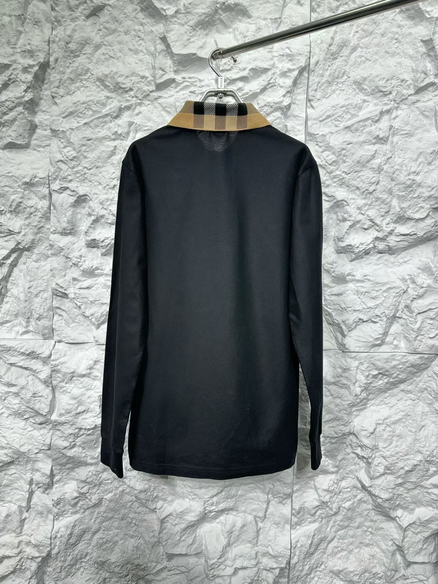 Burberry Burberry Check Collar Long Sleeve Polo Shirt S Size US S / EU 44-46 / 1 - 3 Thumbnail