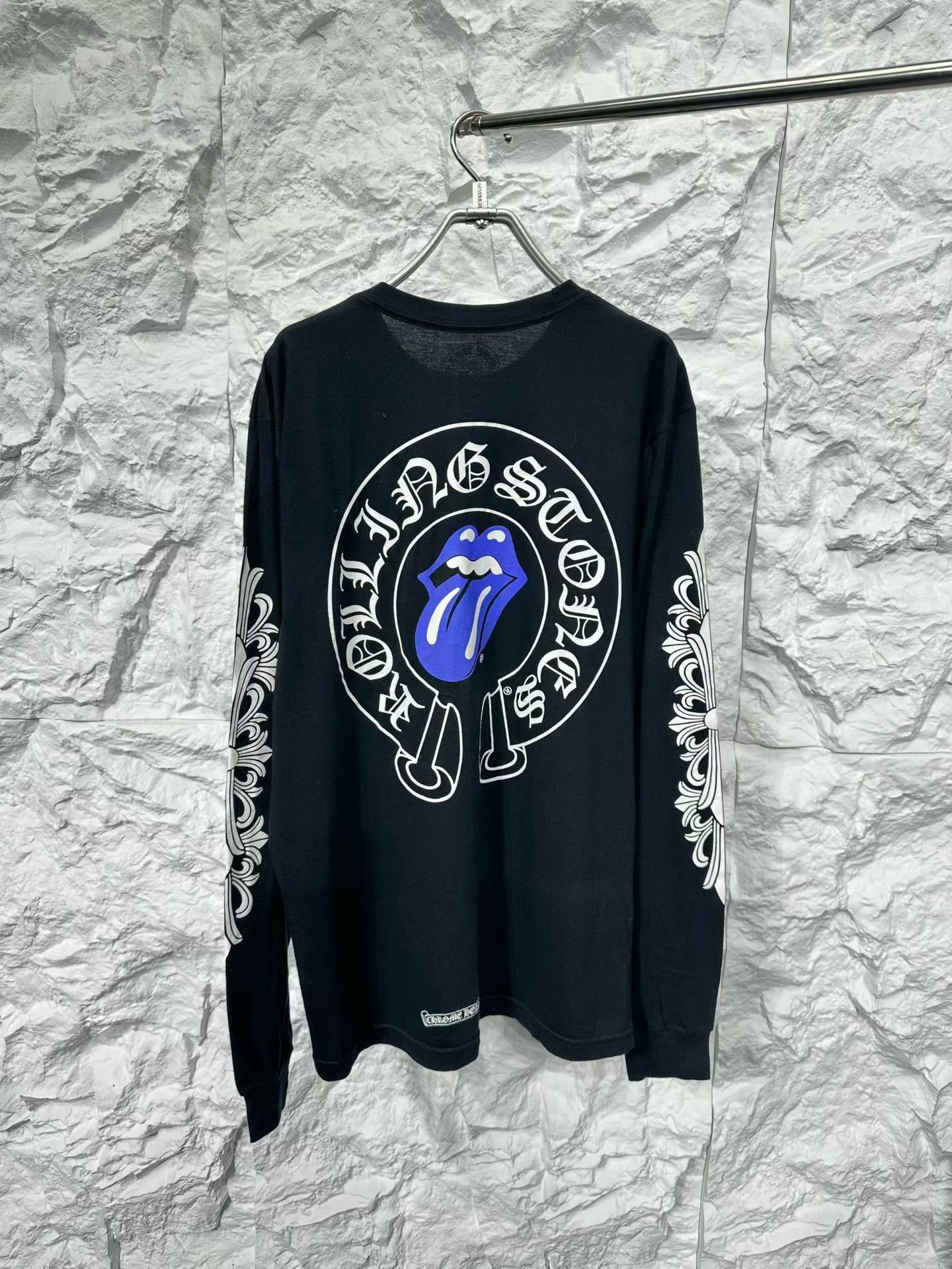 Chrome Hearts Chrome Hearts Rolling Stones Blue Tongue L/S T-Shirt L Size US L / EU 52-54 / 3 - 3 Thumbnail