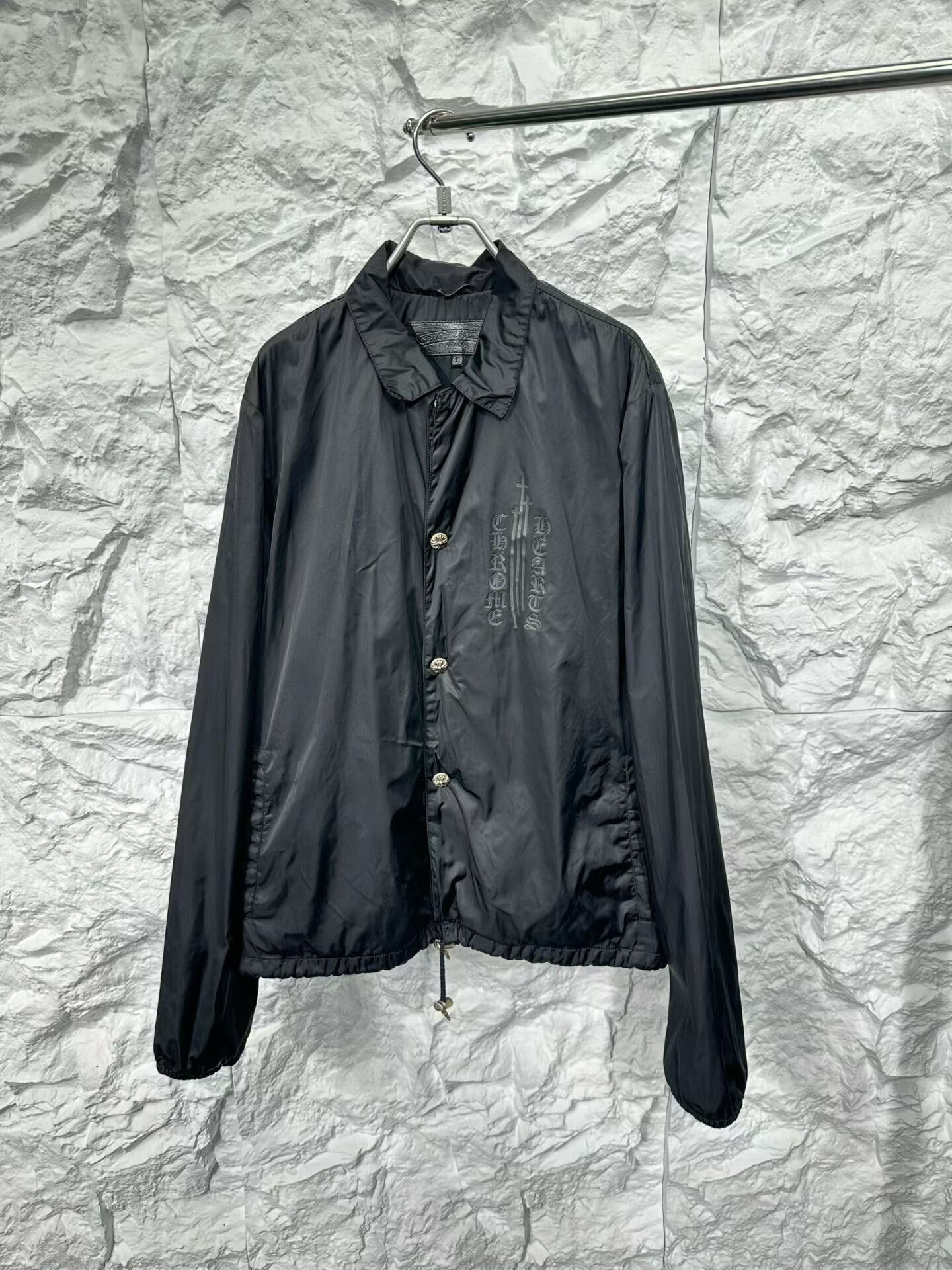 Chrome Hearts Chrome Hearts Back Script Logo Coach Jacket L Size US L / EU 52-54 / 3 - 2 Thumbnail