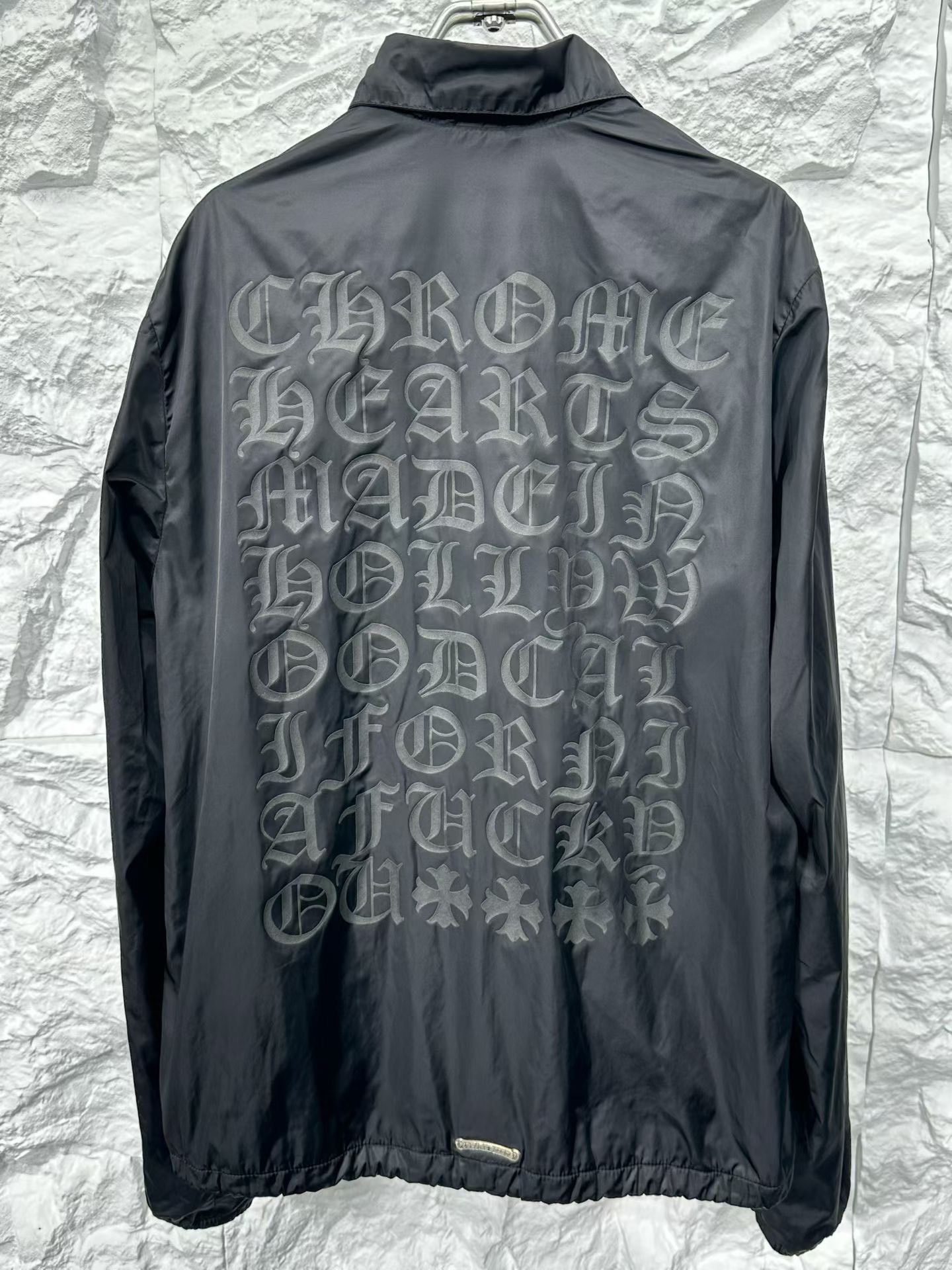 Chrome Hearts Chrome Hearts Back Script Logo Coach Jacket L Size US L / EU 52-54 / 3 - 4 Thumbnail