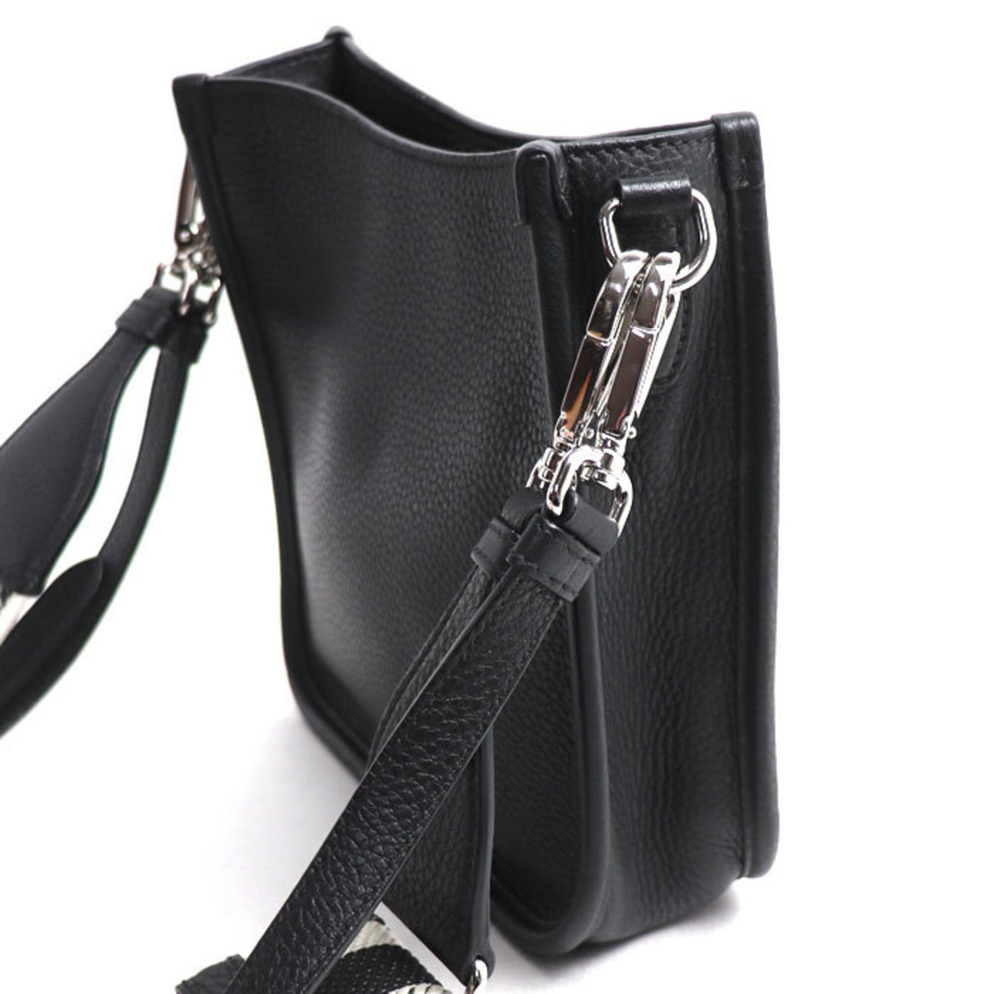 Prada PRADA Vitello Daino Shoulder Bag, Black, 1BH191, Women's Size ONE SIZE - 2 Thumbnail