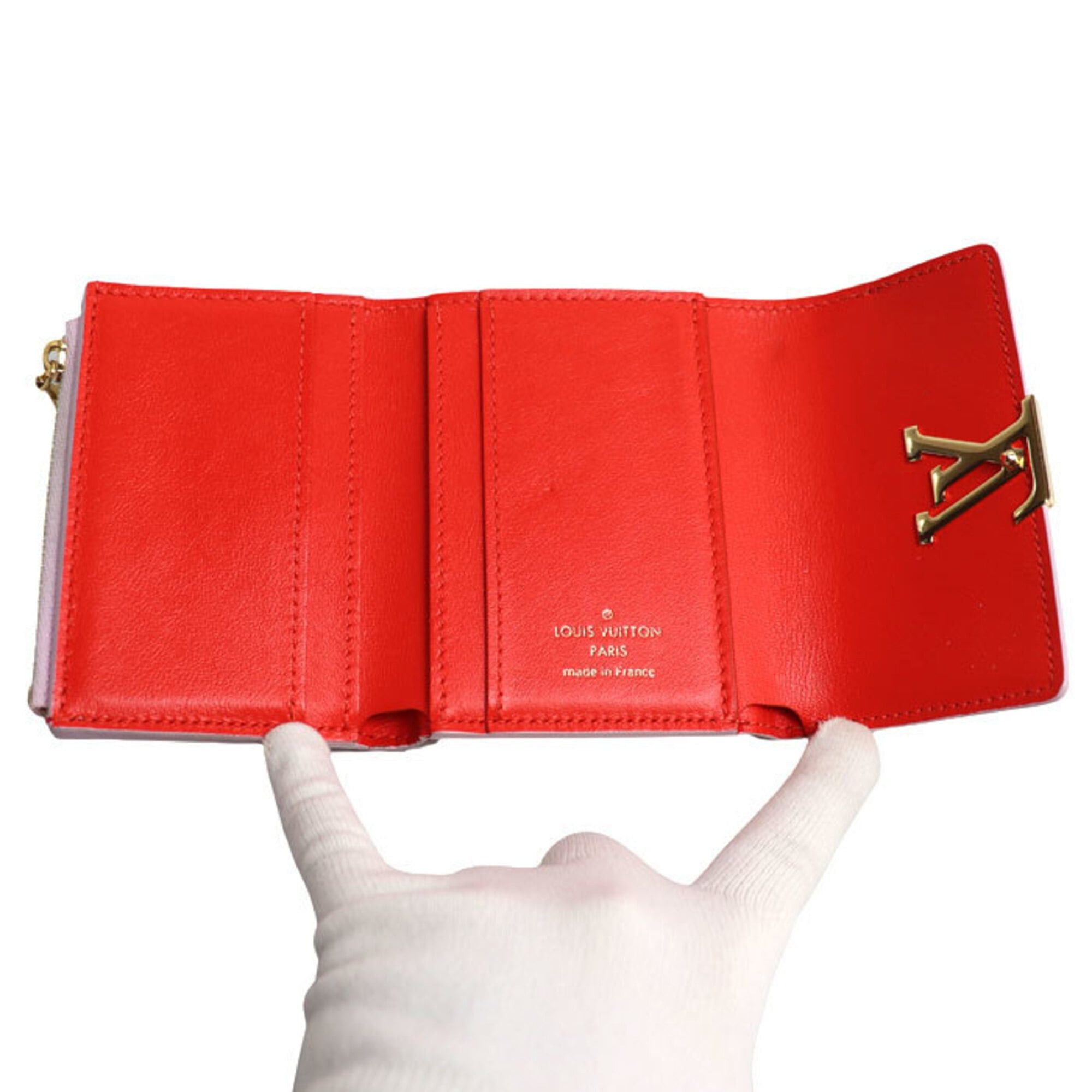 Louis Vuitton Louis Vuitton Portefeuille Capucines XS Tri-fold Wallet Pink M81420 Women's Size ONE SIZE - 3 Thumbnail