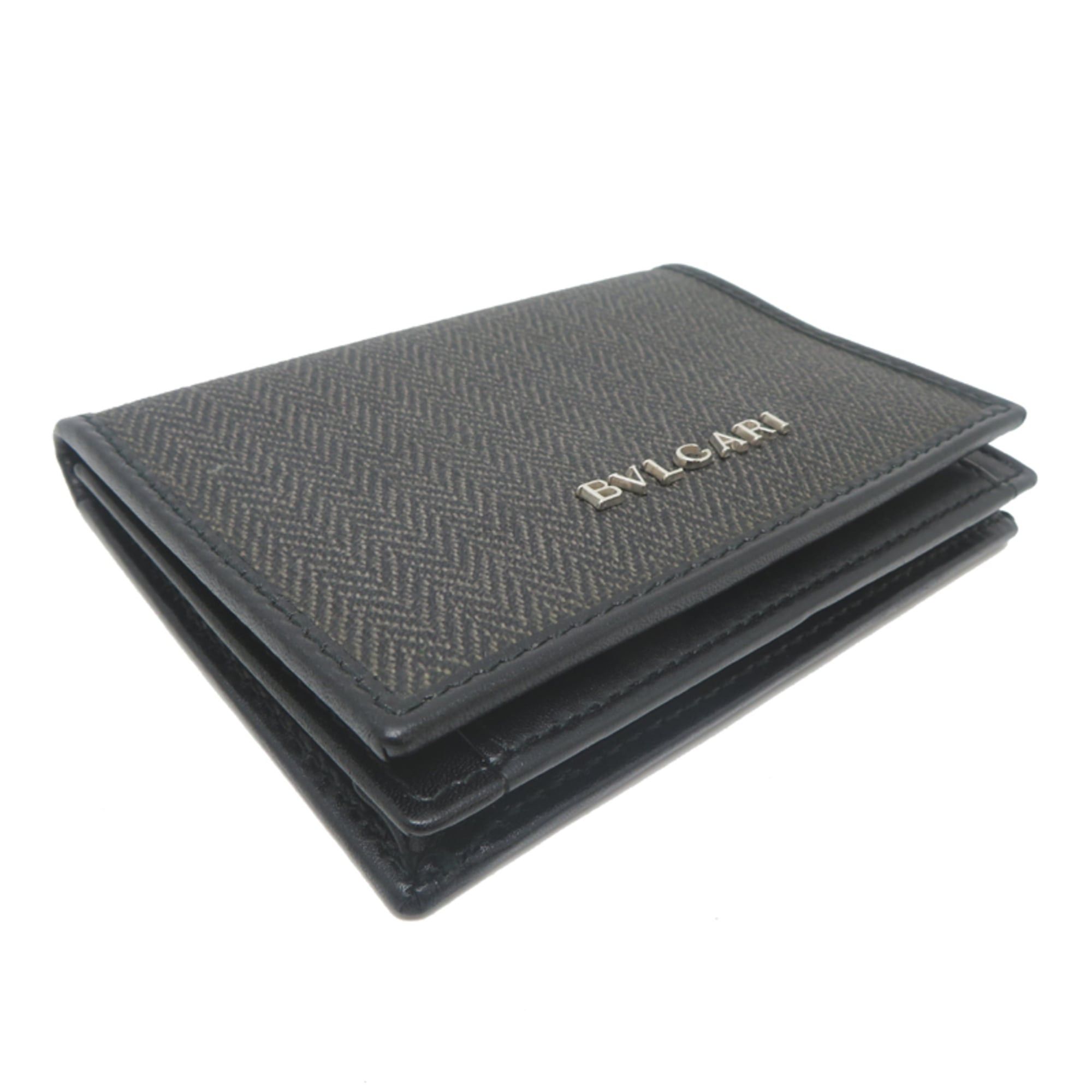 Bvlgari Bvlgari Weekend Women's/Men's Business Card Holder/Card Case 32588 Gray Size ONE SIZE - 3 Thumbnail