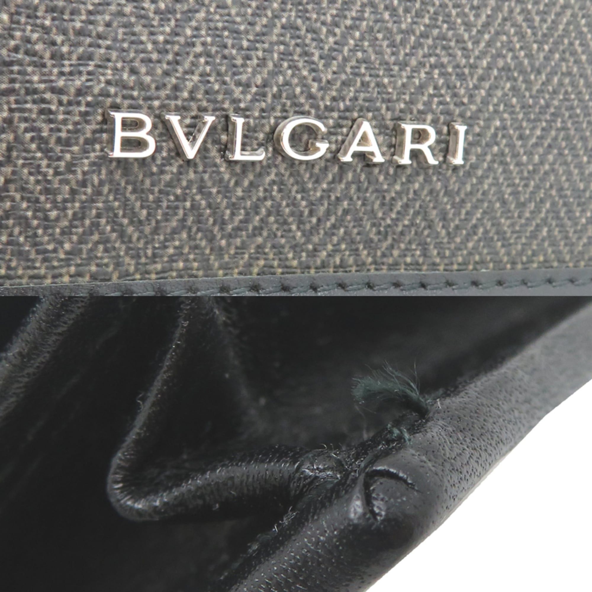 Bvlgari Bvlgari Weekend Women's/Men's Business Card Holder/Card Case 32588 Gray Size ONE SIZE - 9 Thumbnail