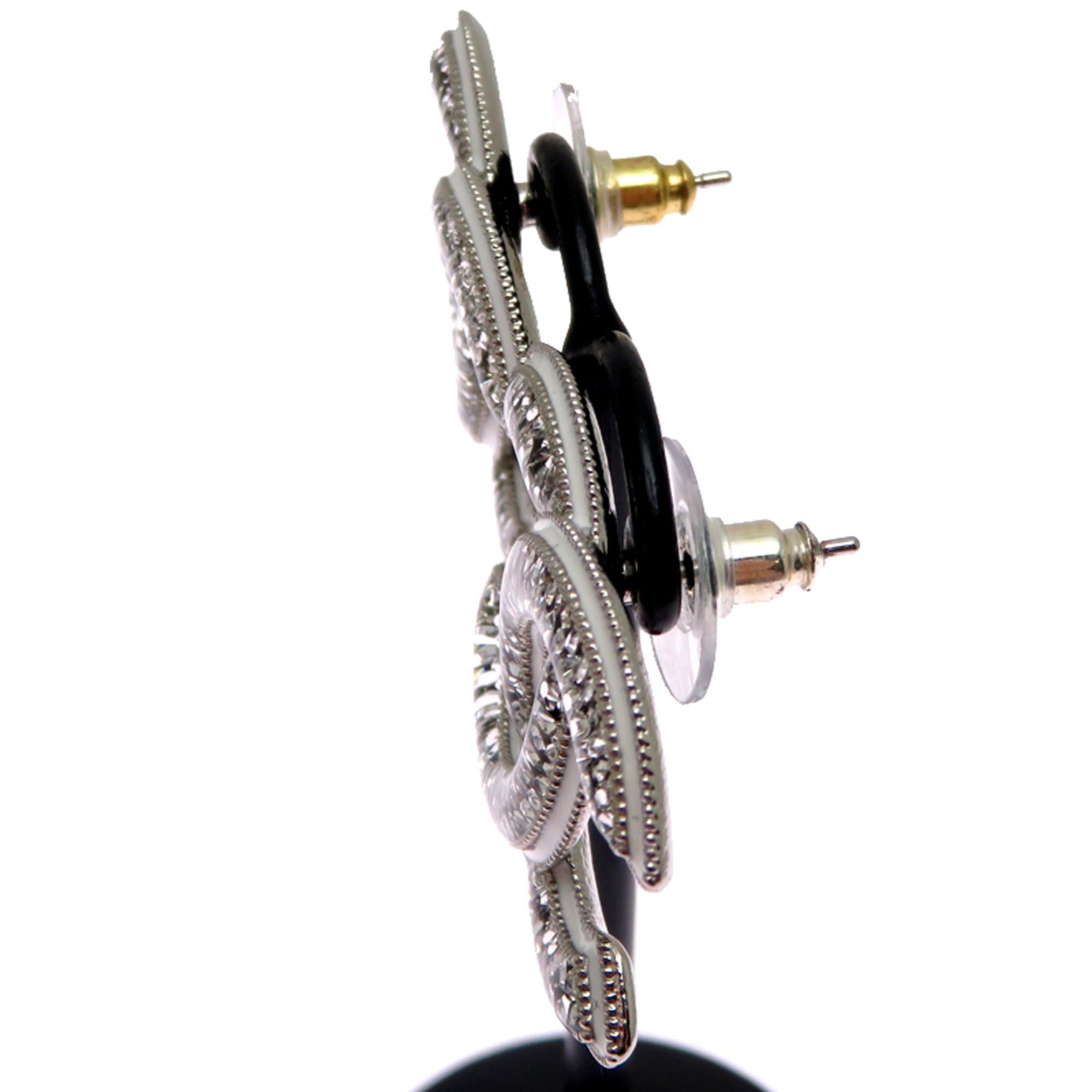 Chanel Chanel Coco Mark Women's Metal Earrings Size ONE SIZE - 3 Thumbnail