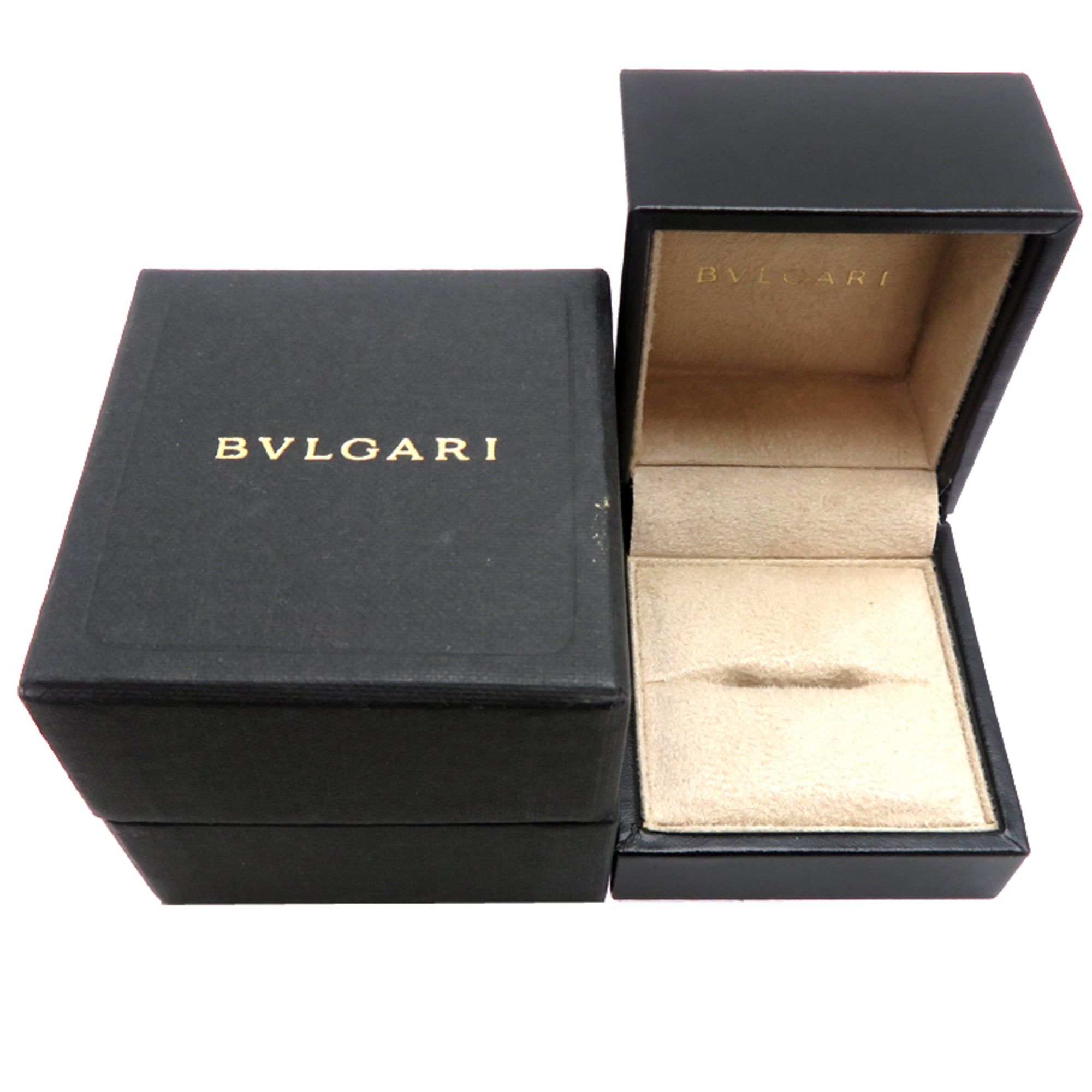 Bvlgari Bvlgari Diamond Double Logo Boys' Ring, 750 White Gold Size ONE SIZE - 8 Thumbnail
