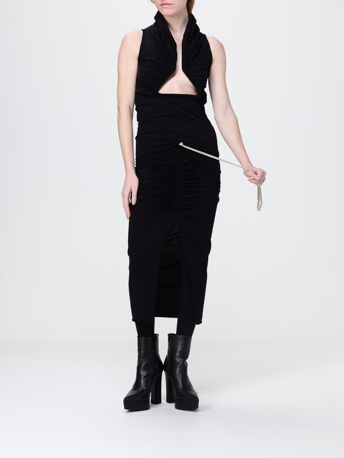 Rick Owens Rick Owens Skirt Woman Black Size 28" / US 6 / IT 42 - 2 Thumbnail