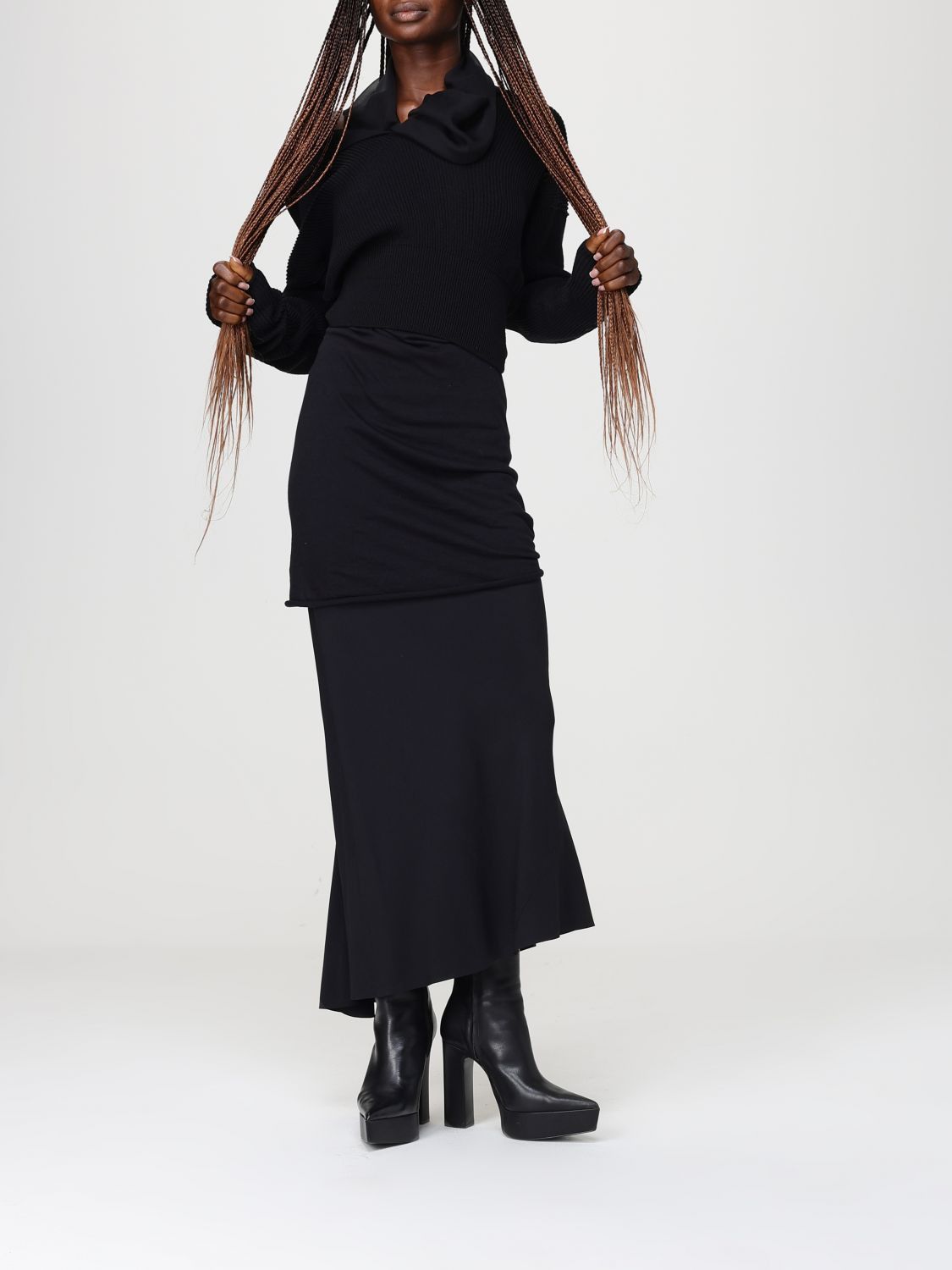 Rick Owens Rick Owens Sweater Woman Black Size S / US 4 / IT 40 - 2 Thumbnail
