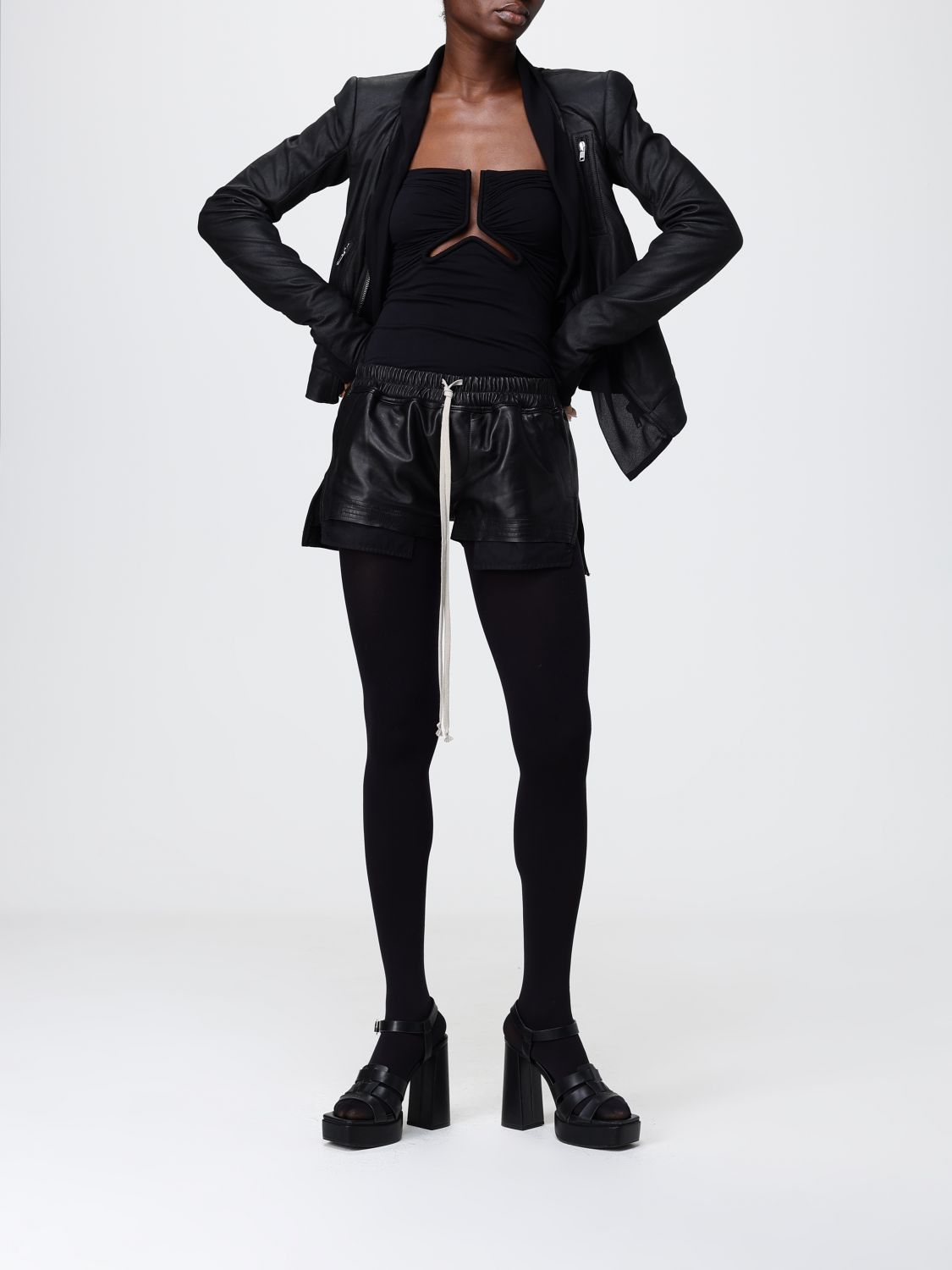 Rick Owens Rick Owens Jacket Woman Black Size M / US 6-8 / IT 42-44 - 2 Thumbnail