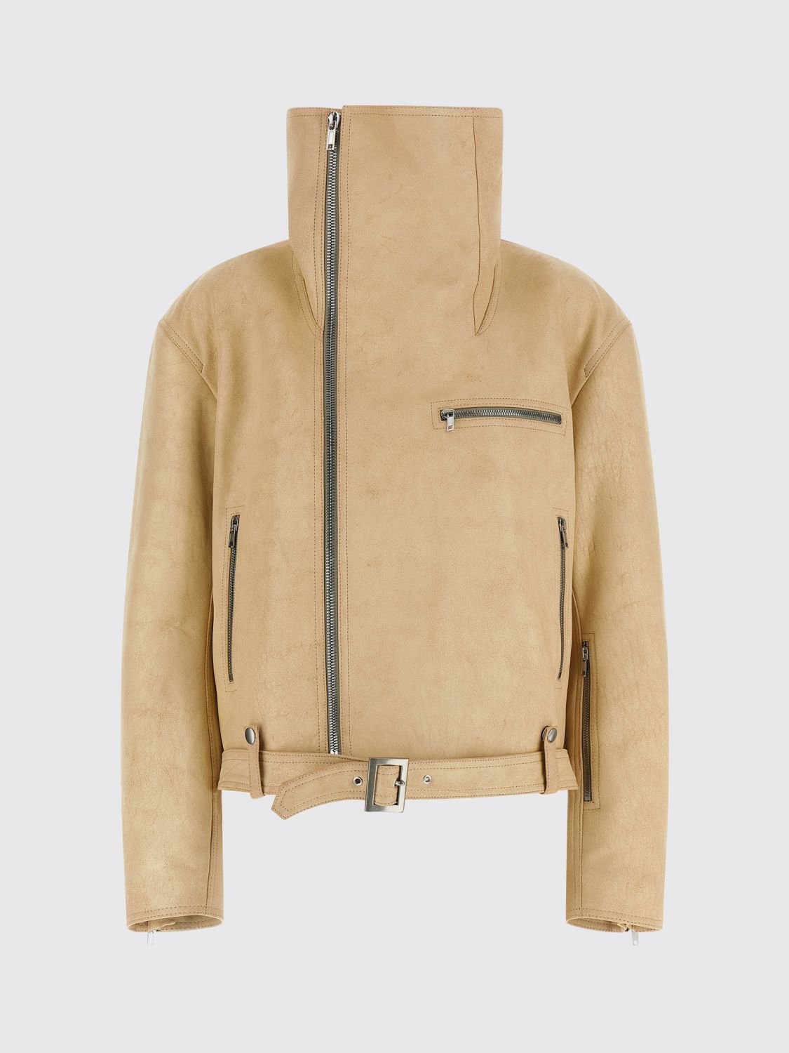Rick Owens Rick Owens Jacket Woman Beige Size M / US 6-8 / IT 42-44 - 2 Thumbnail