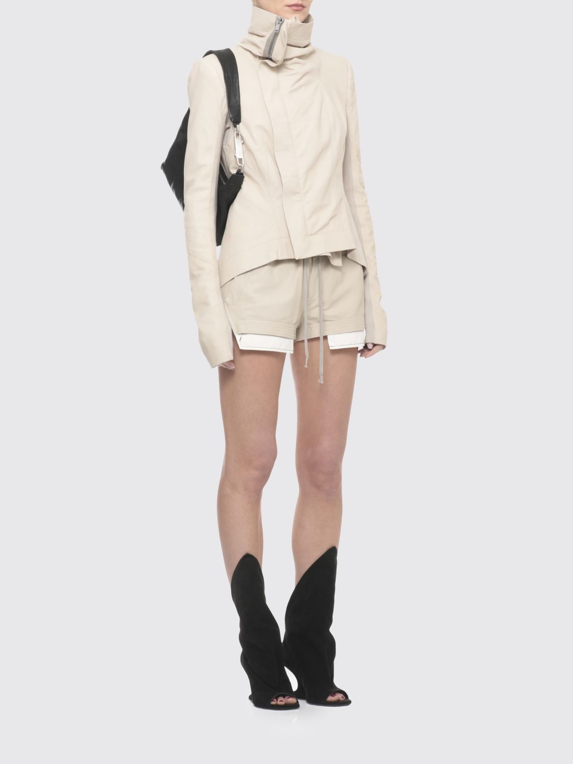 Rick Owens Rick Owens Jacket Woman Beige Size M / US 6-8 / IT 42-44 - 2 Thumbnail