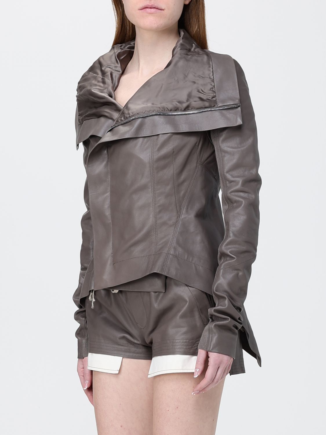 Rick Owens Rick Owens Jacket Woman Grey Size M / US 6-8 / IT 42-44 - 4 Thumbnail