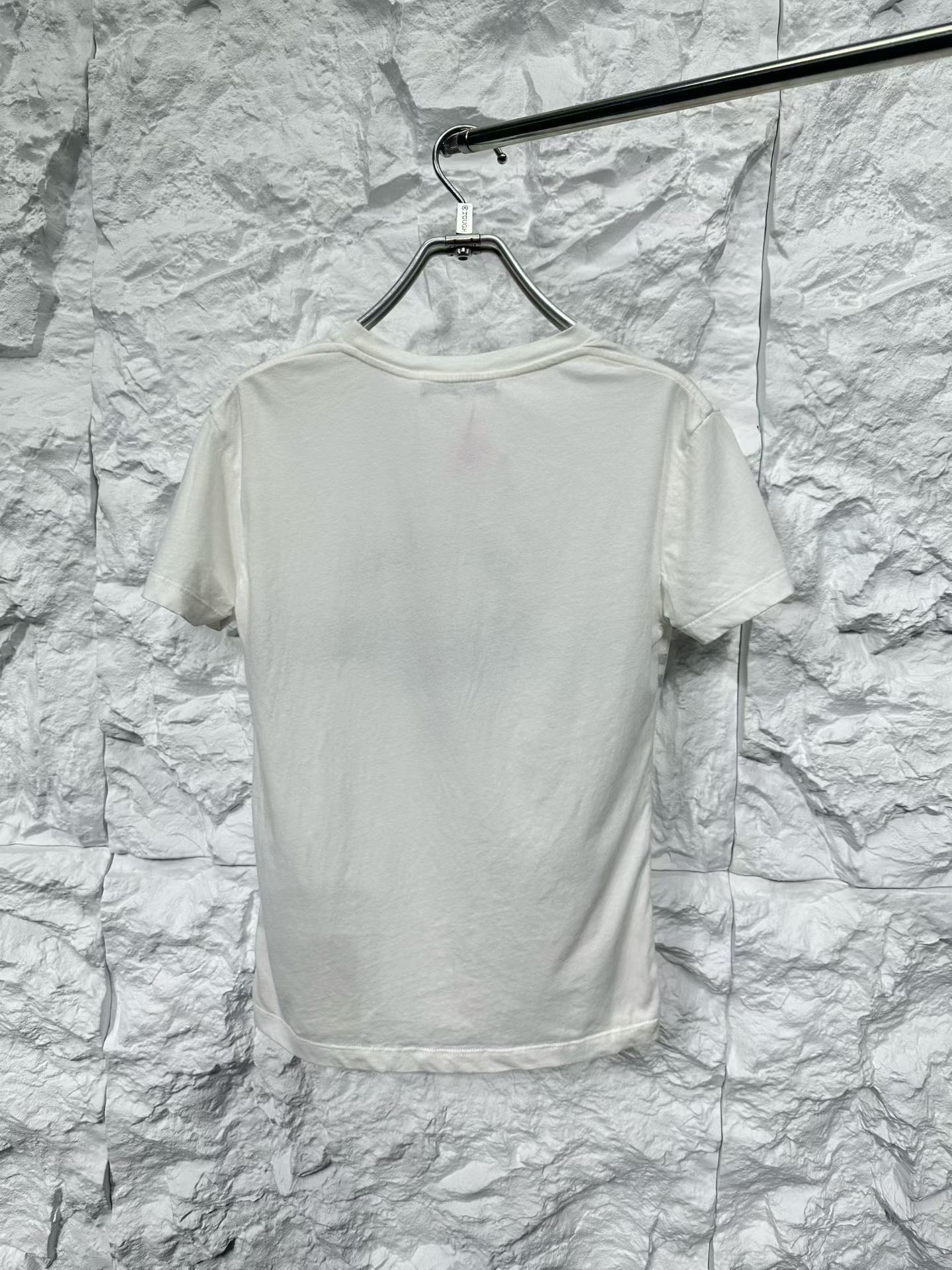 Dior Dior Butterfly Stripe Logo T-Shirt Size M Size M / US 6-8 / IT 42-44 - 3 Thumbnail