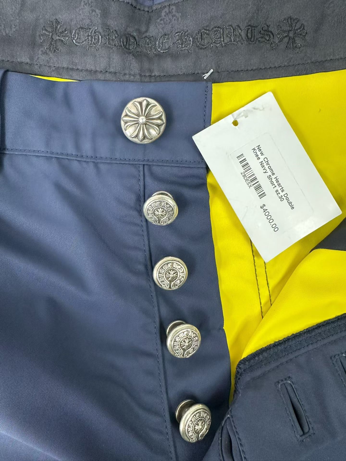 Chrome Hearts Chrome Hearts Leather Patch Double Knee Shorts 30 Size US 30 / EU 46 - 7 Thumbnail
