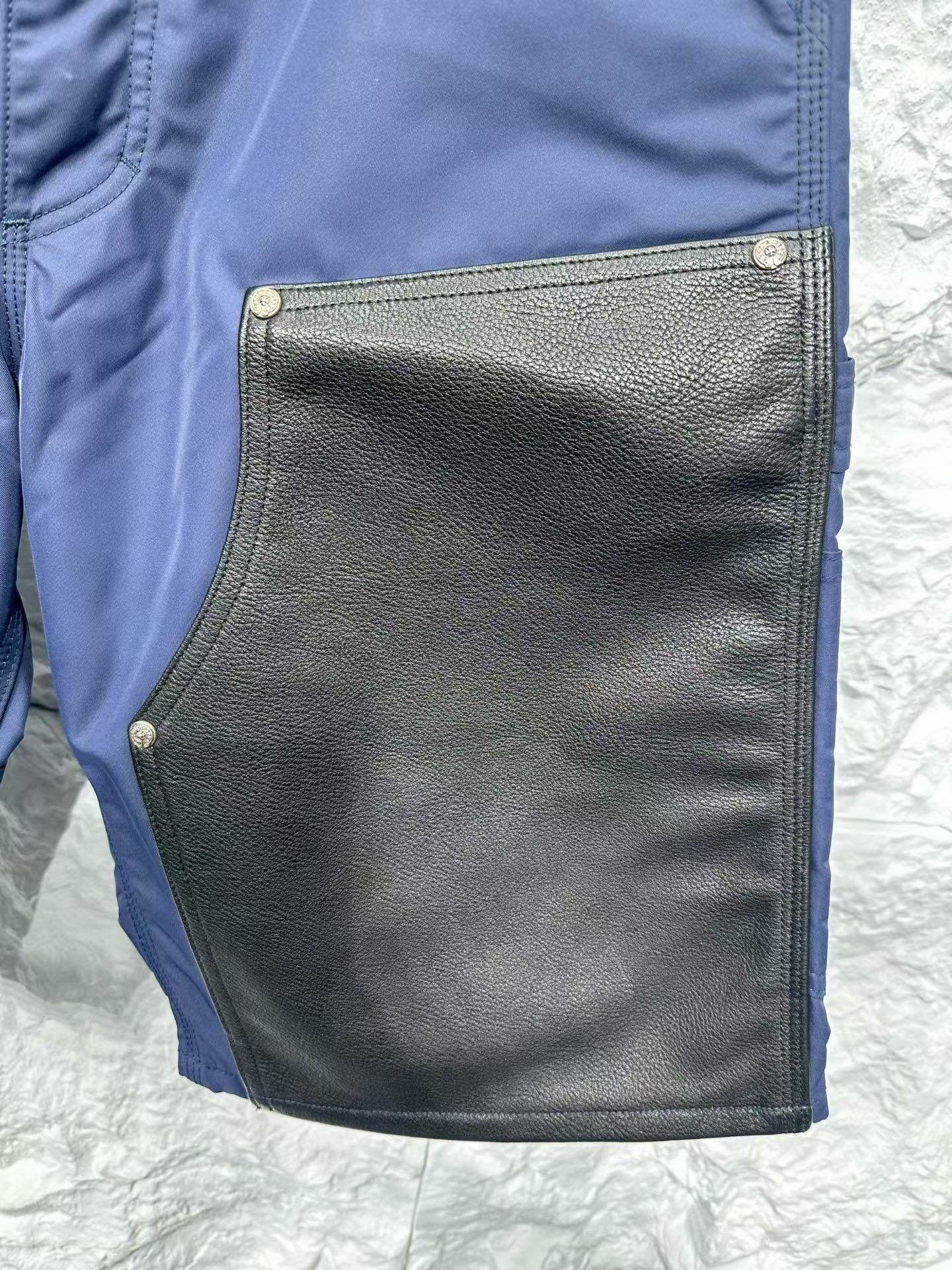 Chrome Hearts Chrome Hearts Leather Patch Double Knee Shorts 30 Size US 30 / EU 46 - 5 Thumbnail
