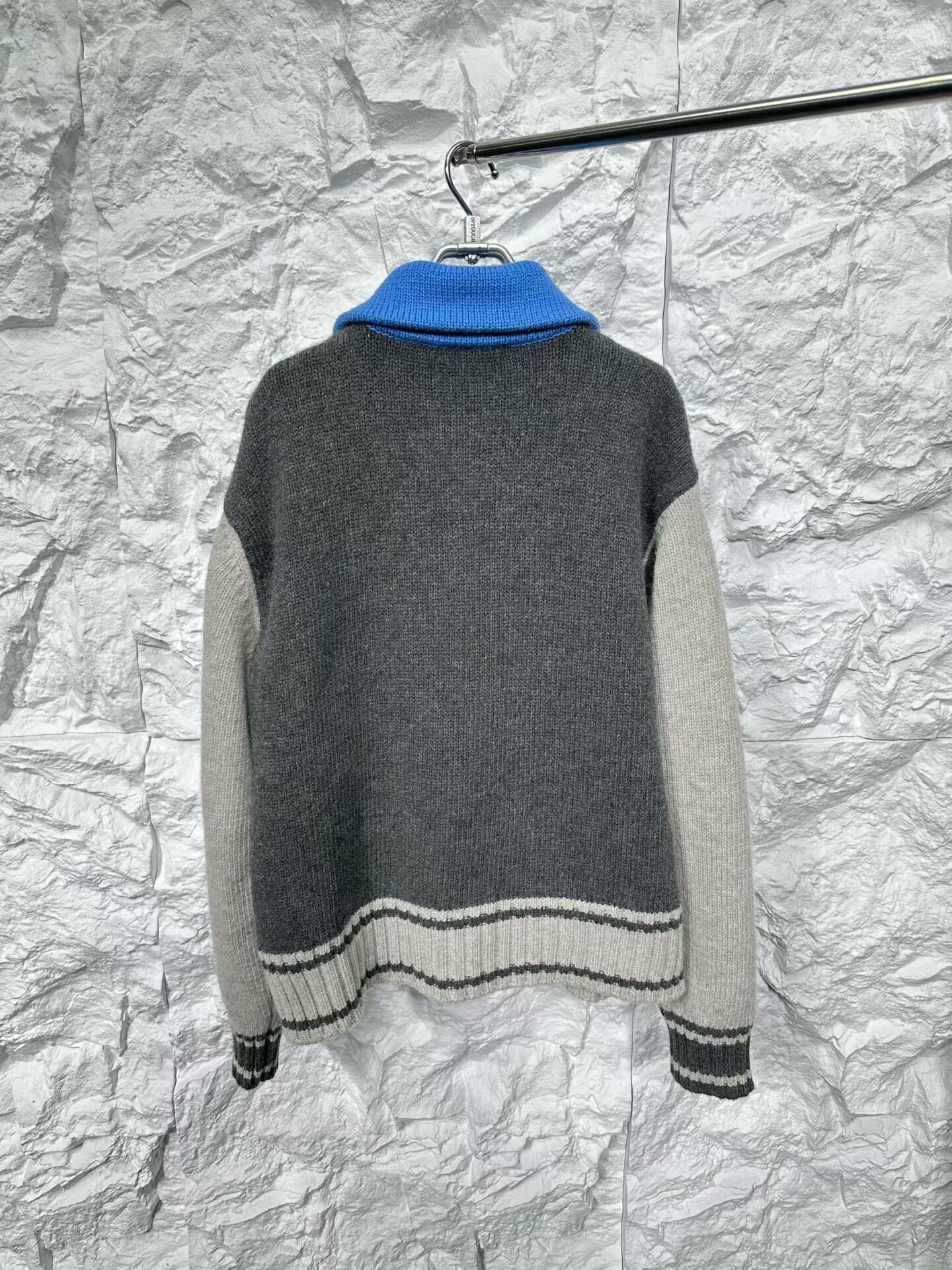 Bottega Veneta Bottega Veneta Colorblock Zip Knit Sweater L Size US L / EU 52-54 / 3 - 3 Thumbnail