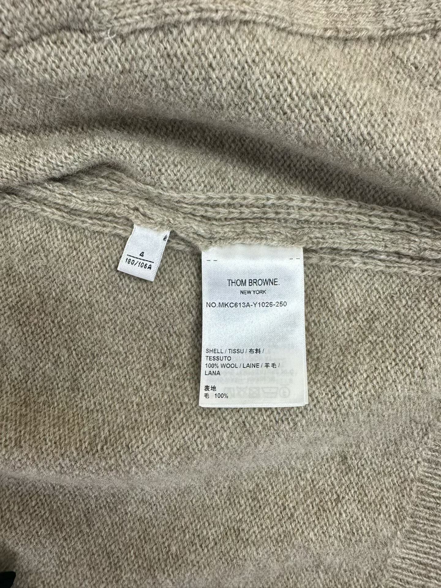 Thom Browne Thom Browne 4-Bar Stripe Wool Cardigan Size 4 Size US XL / EU 56 / 4 - 6 Thumbnail