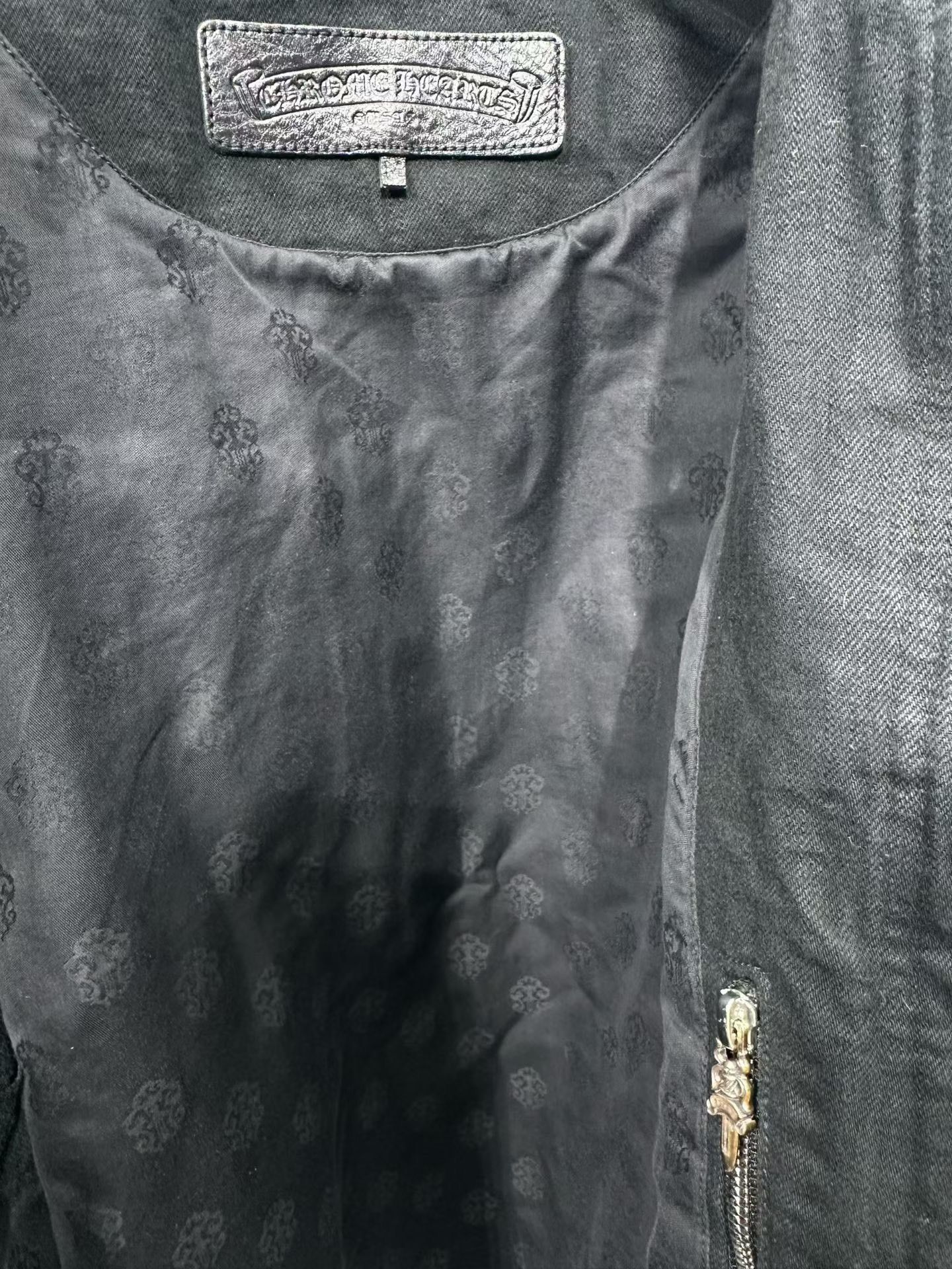 Chrome Hearts Chrome Hearts Red Flame Patch Denim Jacket Size M Size US M / EU 48-50 / 2 - 5 Thumbnail