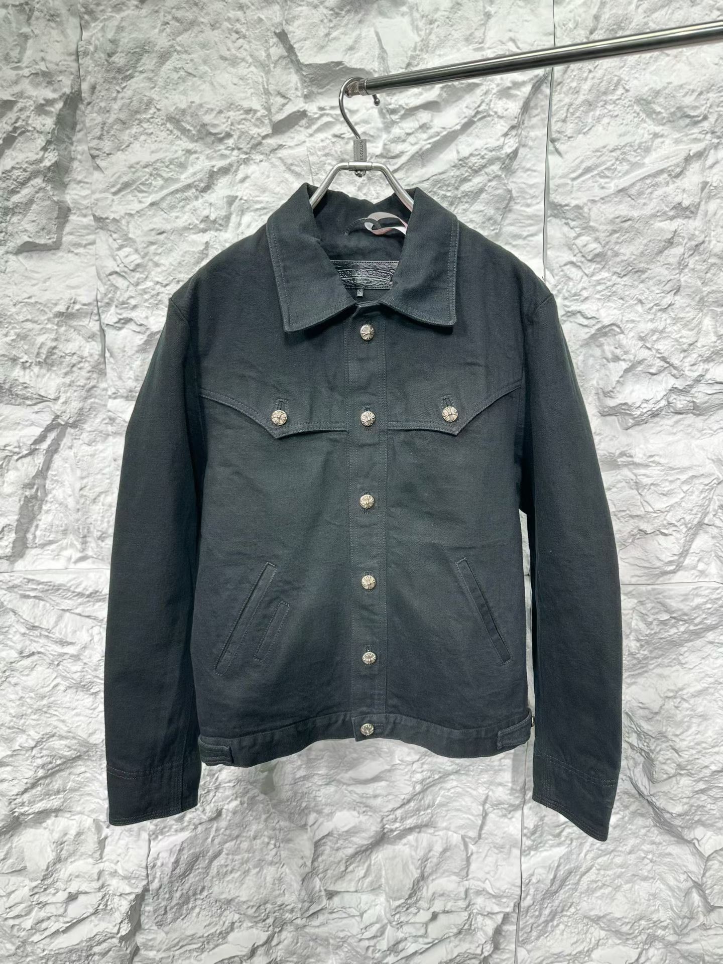 Chrome Hearts Chrome Hearts Red Flame Patch Denim Jacket Size M Size US M / EU 48-50 / 2 - 3 Thumbnail
