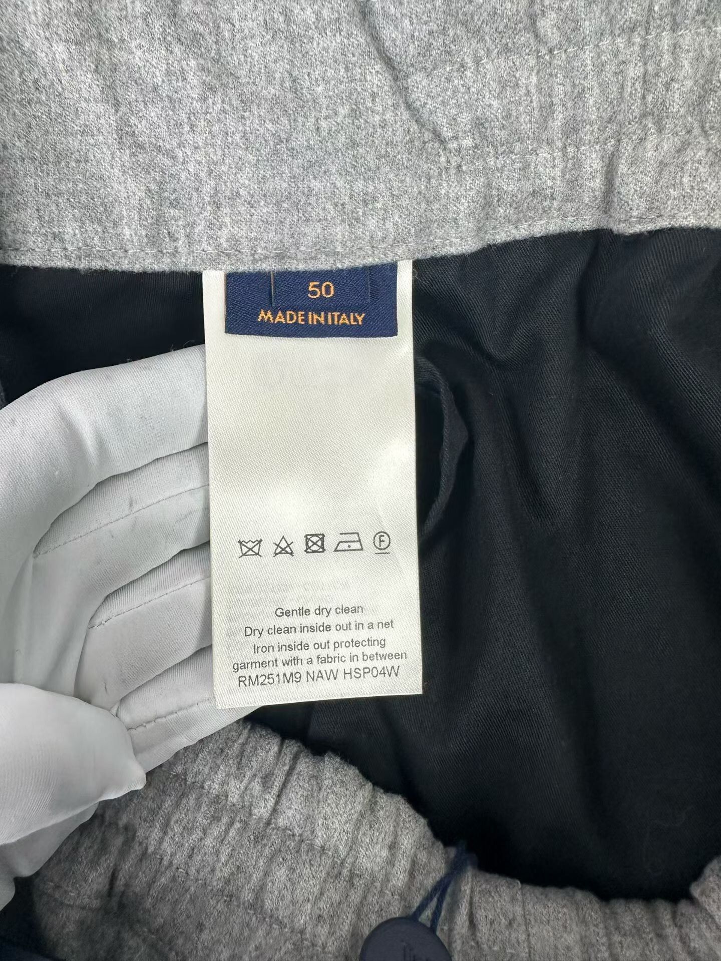 Louis Vuitton Louis Vuitton Metal Logo Grey Wool Casual Pants EU 50 Size US 34 / EU 50 - 5 Thumbnail
