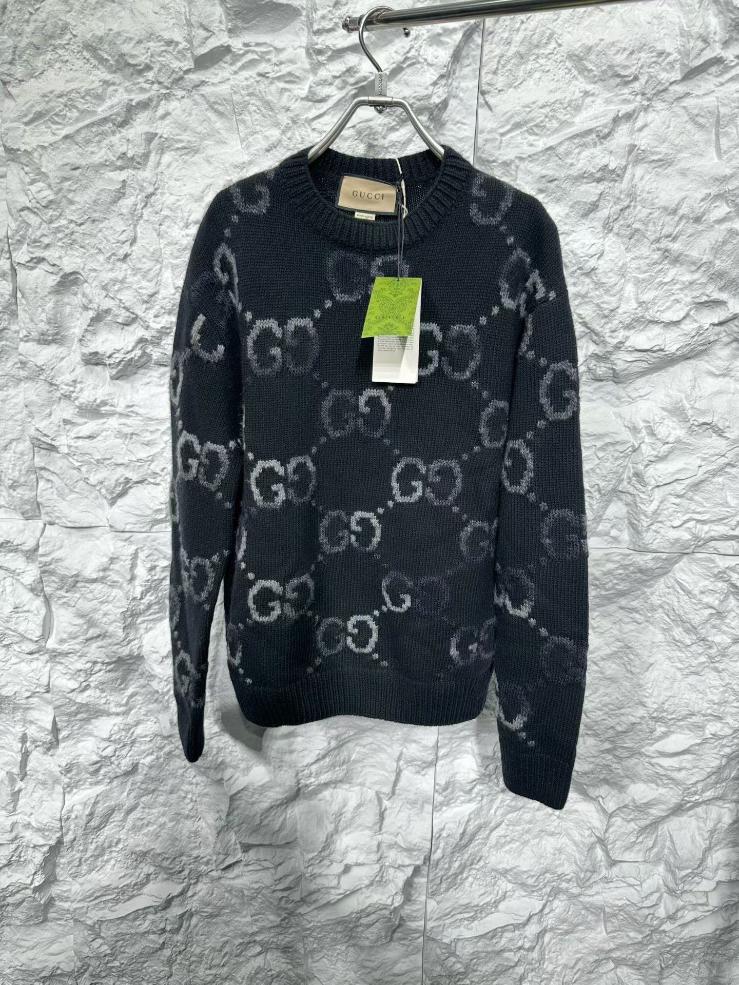 Gucci Gucci Monogram Double G Knit Sweater Size M Size US M / EU 48-50 / 2 - 2 Thumbnail