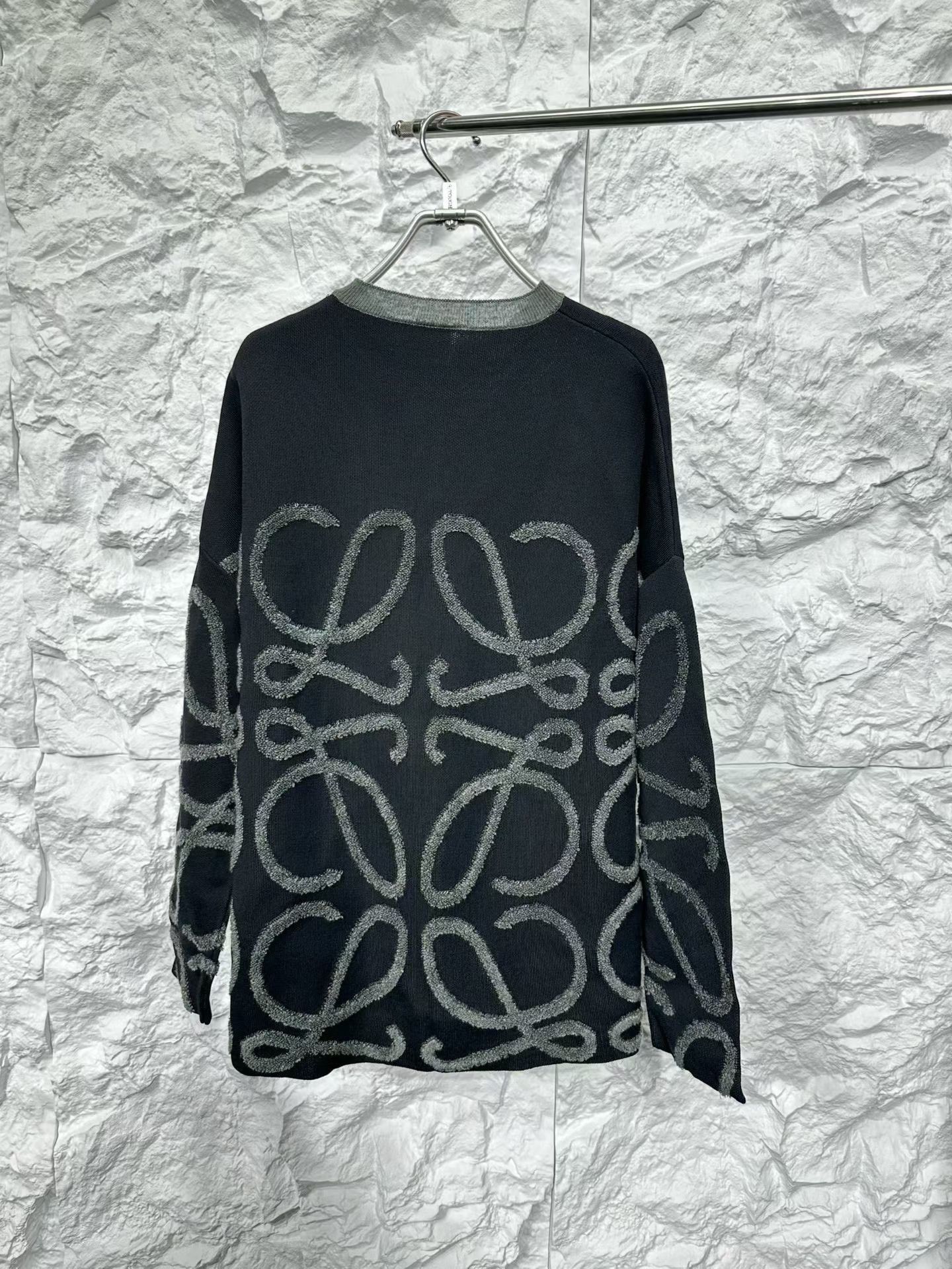Loewe Loewe Flocked Anagram Logo Knit Sweater Size M Size US M / EU 48-50 / 2 - 3 Thumbnail