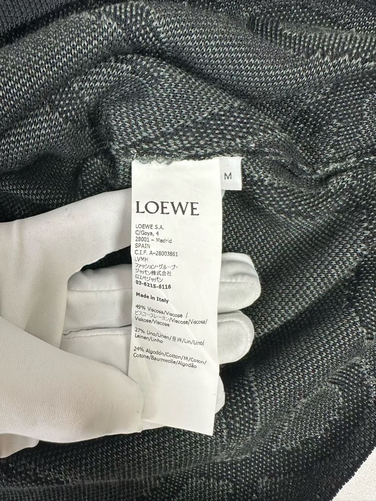 Loewe Loewe Flocked Anagram Logo Knit Sweater Size M Size US M / EU 48-50 / 2 - 5 Thumbnail