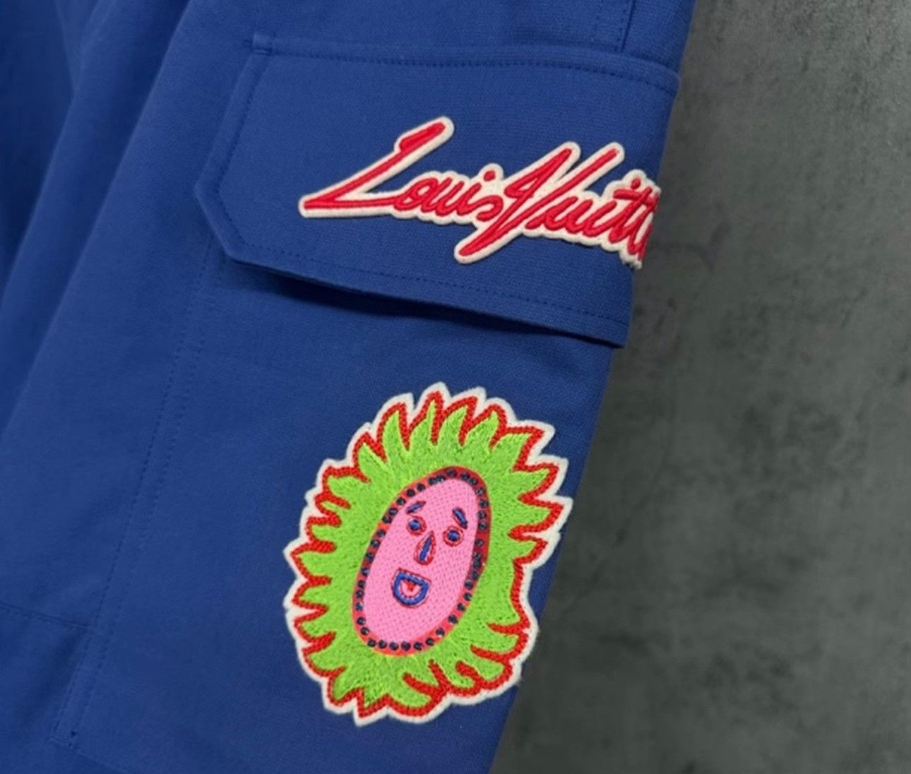 Louis Vuitton Louis Vuitton x Yayoi Kusama Blue Cargo Pants 28 Size US 28 / EU 44 - 4 Thumbnail