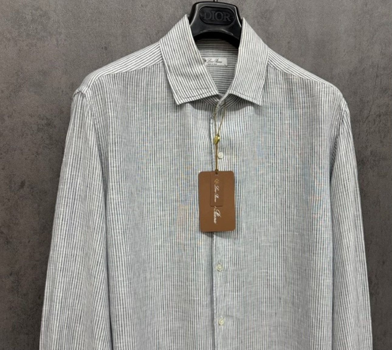 Loro Piana Loro Piana Striped Linen Shirt Size L Size US L / EU 52-54 / 3 - 3 Thumbnail