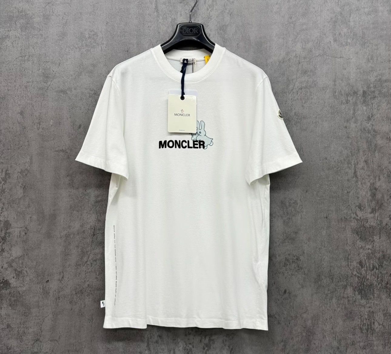 Moncler Moncler x Fragment Rabbit Graphic T-Shirt US M Size US M / EU 48-50 / 2 - 2 Thumbnail