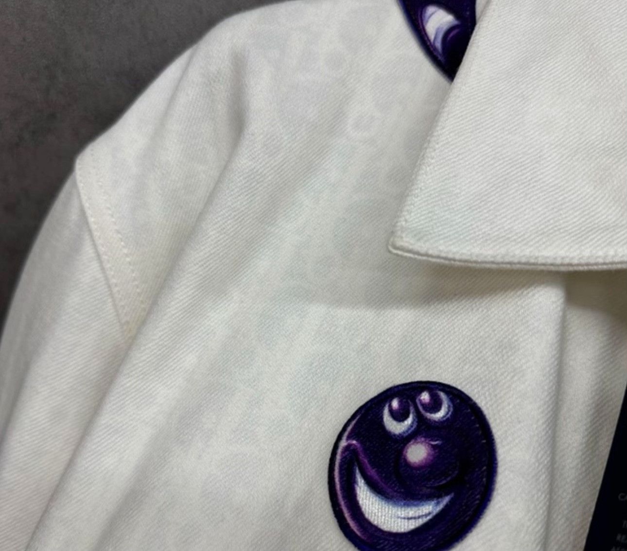 Dior Dior Oblique Pattern Smiley Patch Jacket Size 50 Size US M / EU 48-50 / 2 - 4 Thumbnail