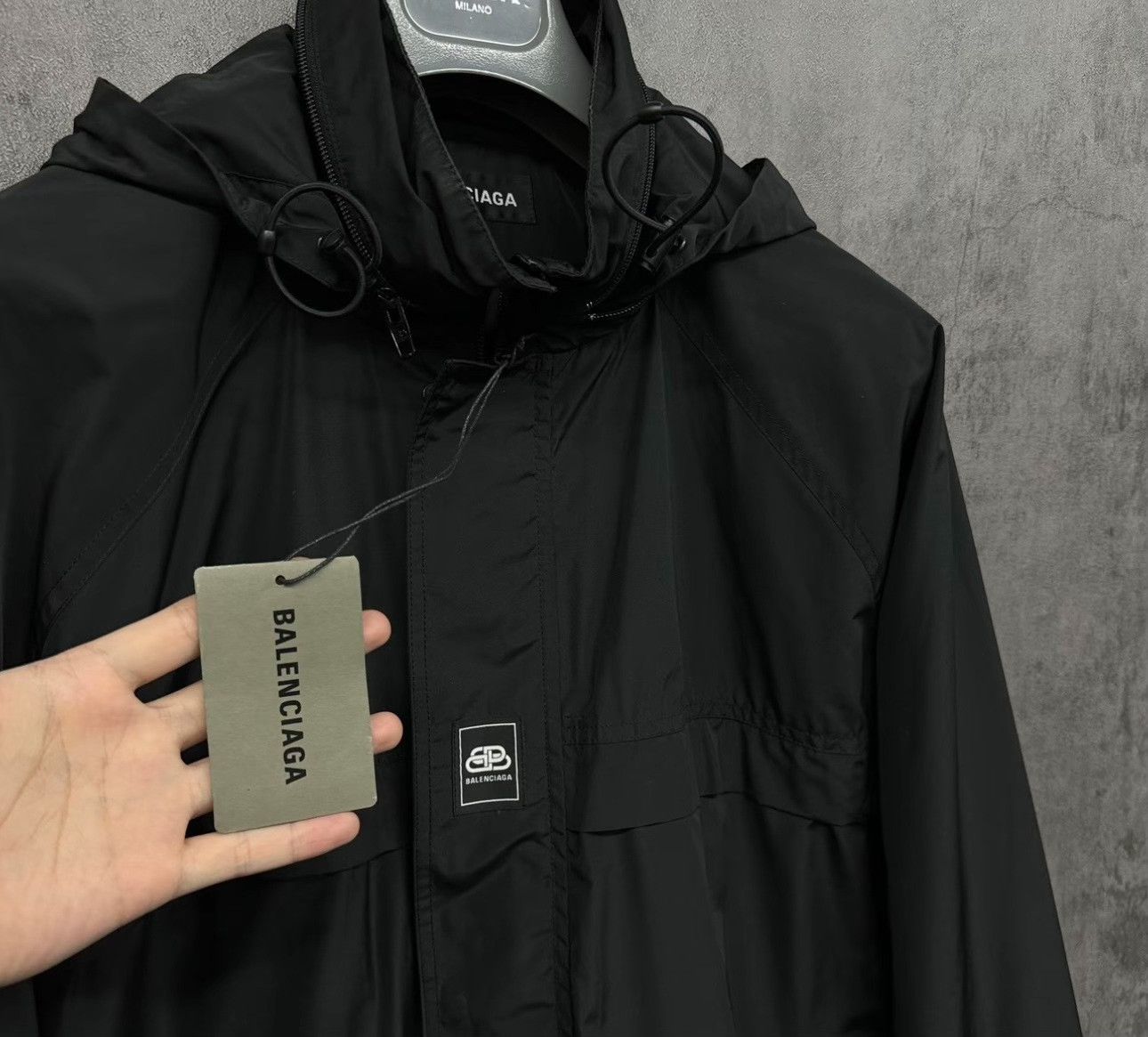 Balenciaga Balenciaga BB Logo Shell Jacket Size 48 Size US M / EU 48-50 / 2 - 3 Thumbnail