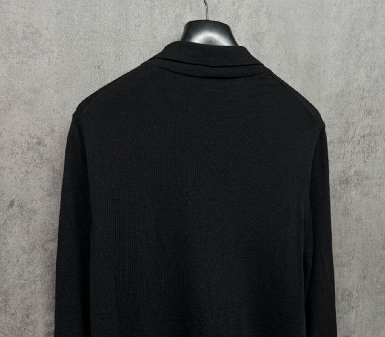 Prada Prada Wool Knit Long Sleeve Polo Size 54 Size US L / EU 52-54 / 3 - 5 Thumbnail