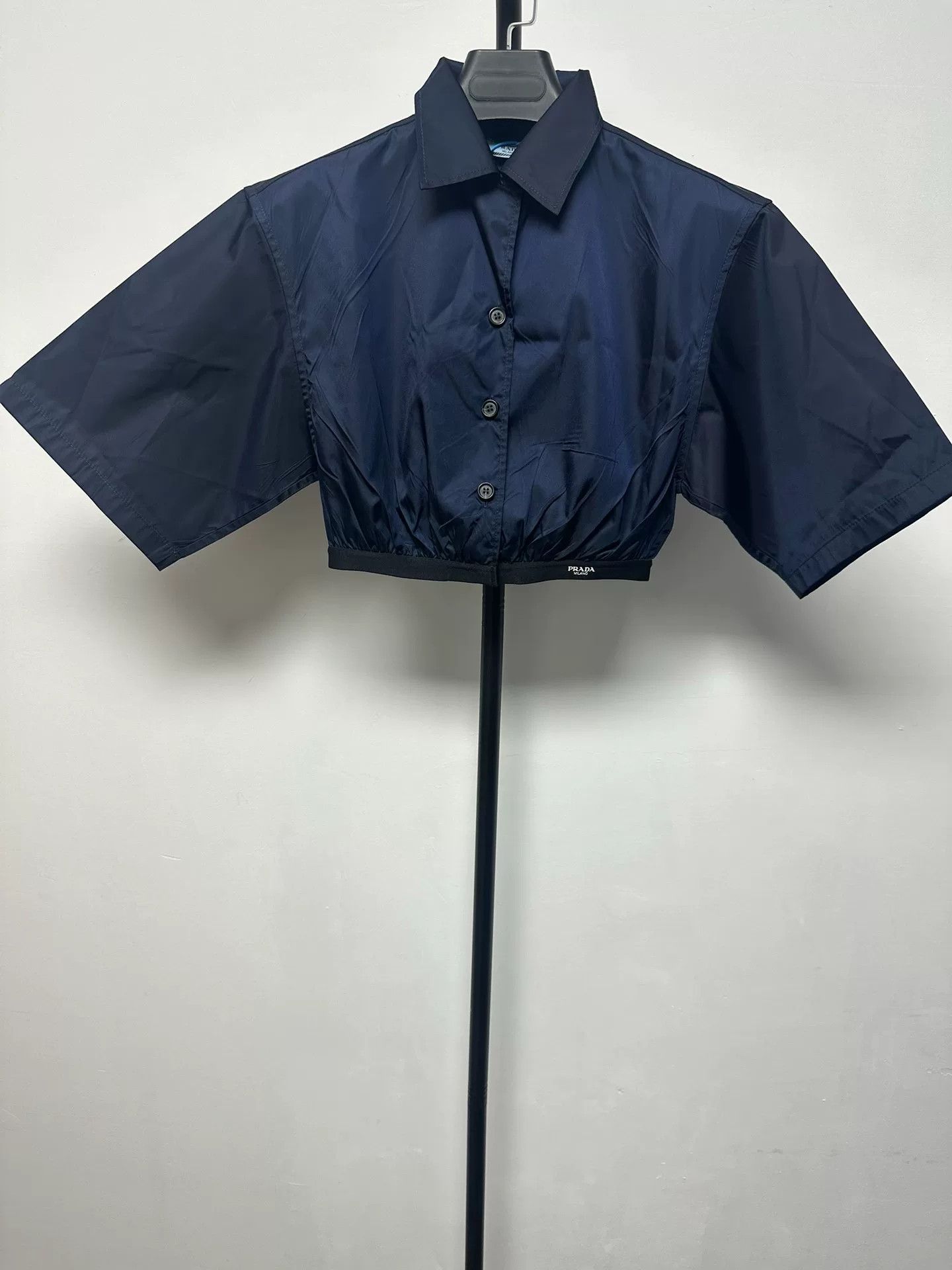 Prada Prada Re-Nylon Cropped Short Sleeve Shirt 36 Size XS / US 0-2 / IT 36-38 - 2 Thumbnail