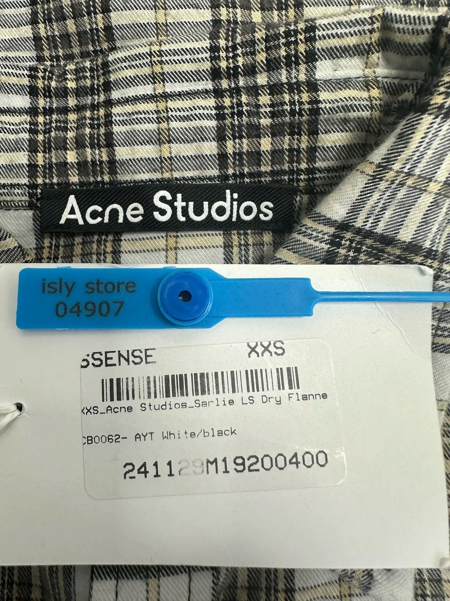 Acne Studios Acne Studios Plaid Face Patch Flannel Shirt XXS Size US XXS / EU 40 - 5 Thumbnail