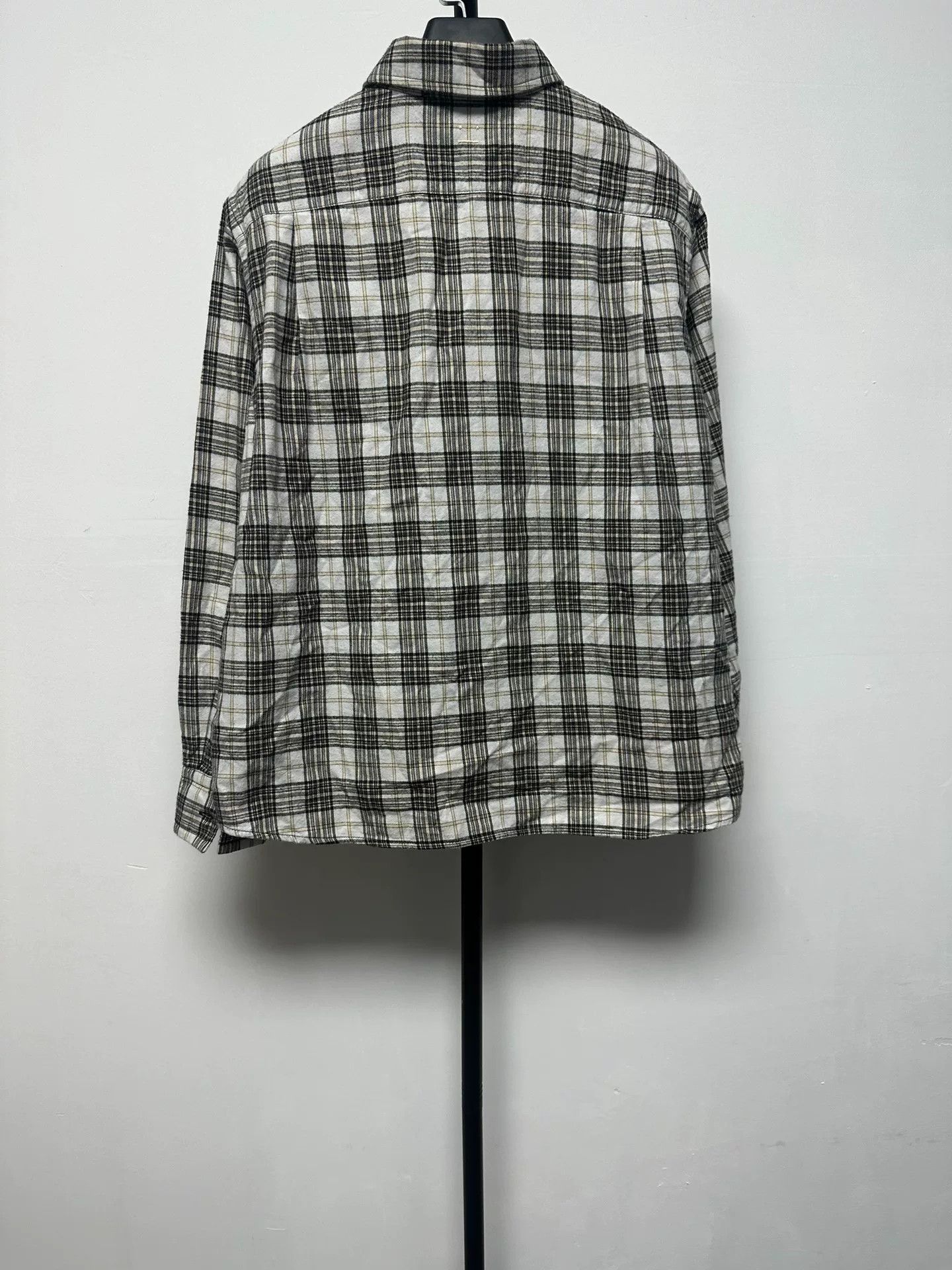 Acne Studios Acne Studios Plaid Face Patch Flannel Shirt XXS Size US XXS / EU 40 - 3 Thumbnail