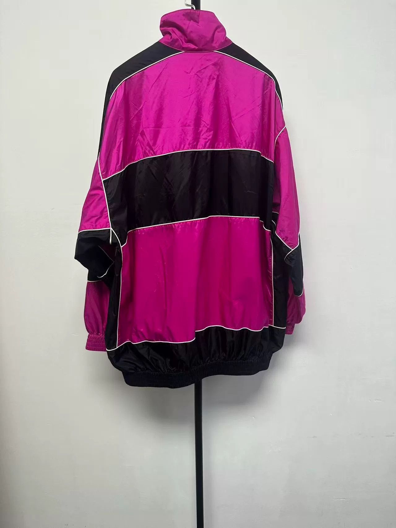 Balenciaga Balenciaga Pink Colorblock Logo Zip Jacket Size 34 Size XS / US 0-2 / IT 36-38 - 3 Thumbnail