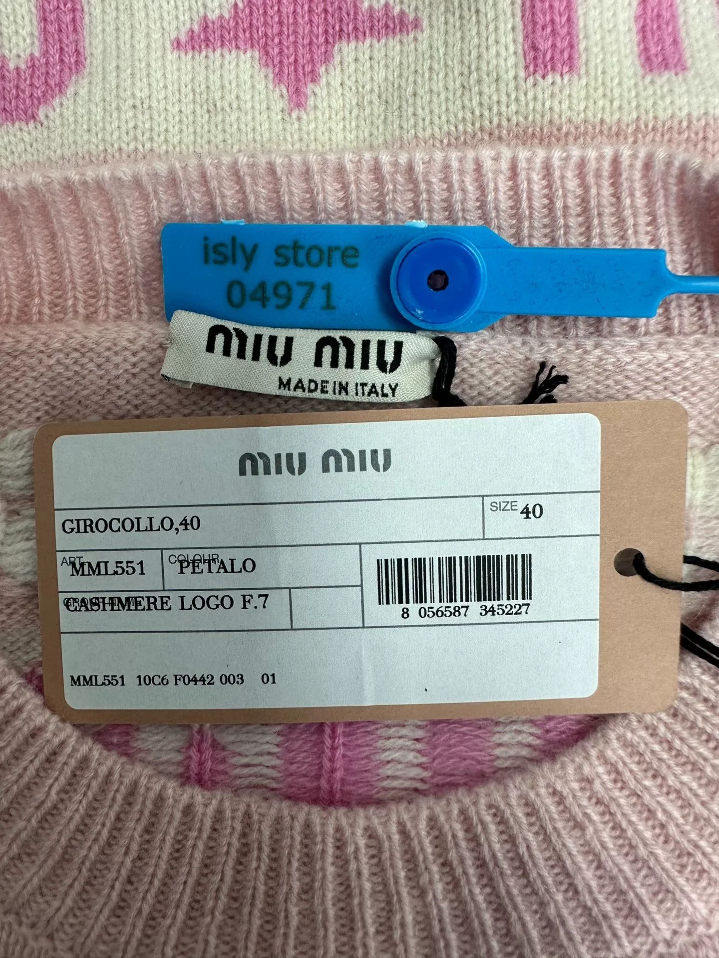 Miu Miu Miu Miu Logo Star Cashmere Sweater IT 40 Size S / US 4 / IT 40 - 5 Thumbnail
