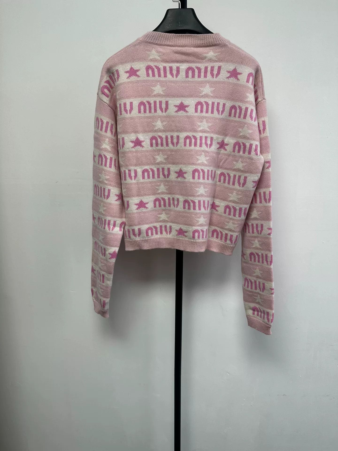 Miu Miu Miu Miu Logo Star Cashmere Sweater IT 40 Size S / US 4 / IT 40 - 3 Thumbnail