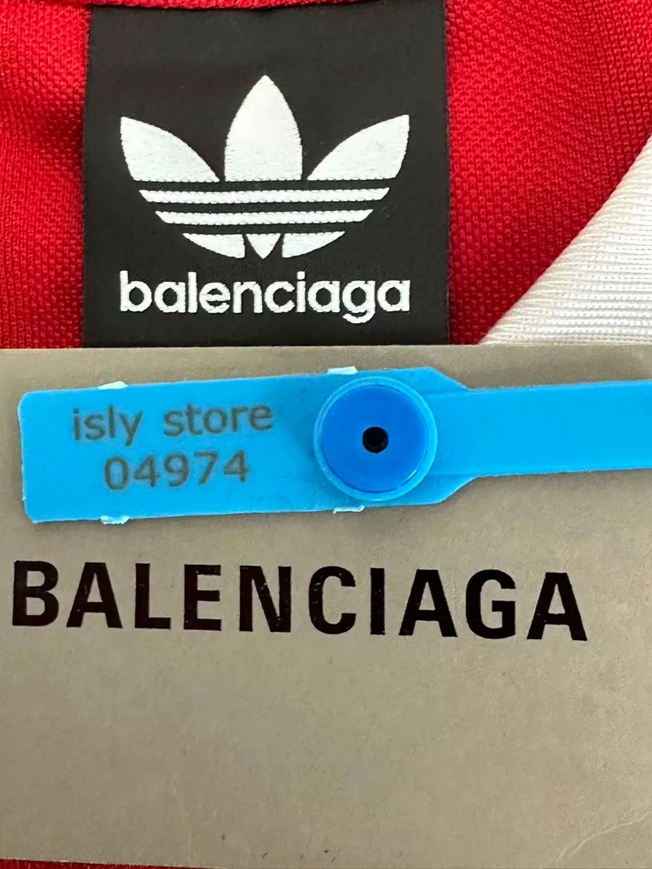 Adidas × Balenciaga Balenciaga x Adidas Red Striped Soccer Jersey 4 Size US XL / EU 56 / 4 - 5 Thumbnail