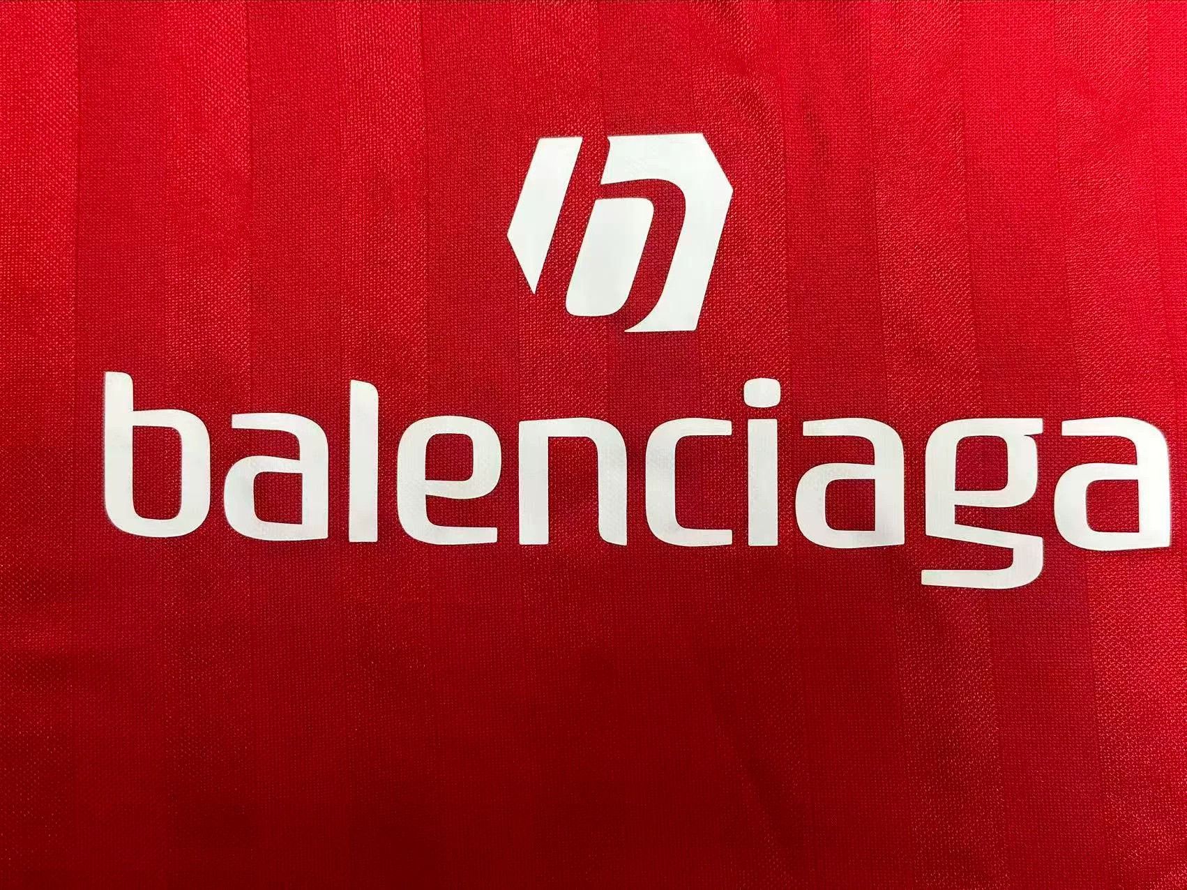 Adidas × Balenciaga Balenciaga x Adidas Red Striped Soccer Jersey 4 Size US XL / EU 56 / 4 - 4 Thumbnail