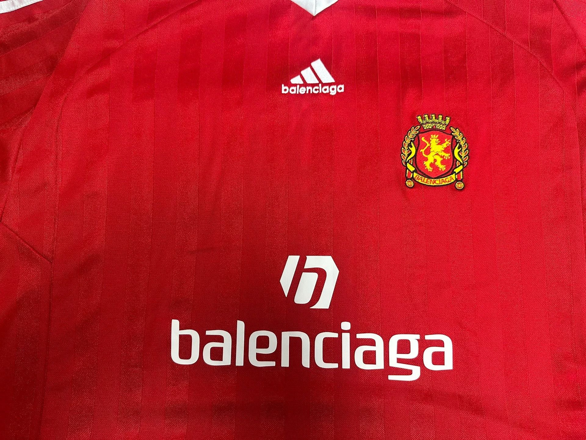 Balenciaga Balenciaga x Adidas Striped Soccer Jersey Size 4 Size US XL / EU 56 / 4 - 4 Thumbnail