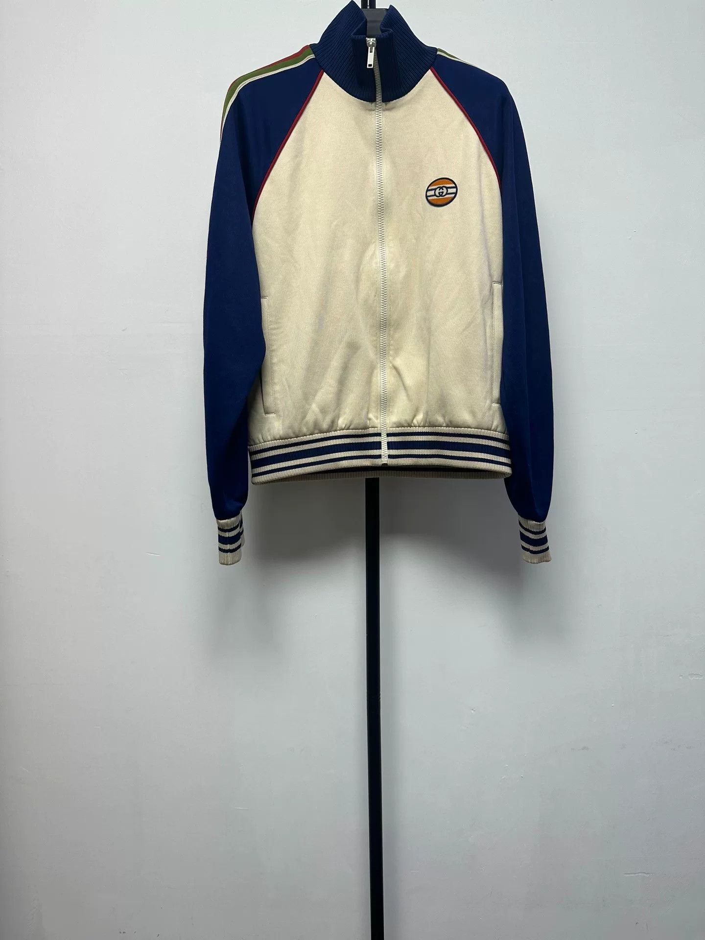 Gucci Gucci GG Patch Colorblock Zip Jersey Jacket XS Size US XS / EU 42 / 0 - 2 Thumbnail