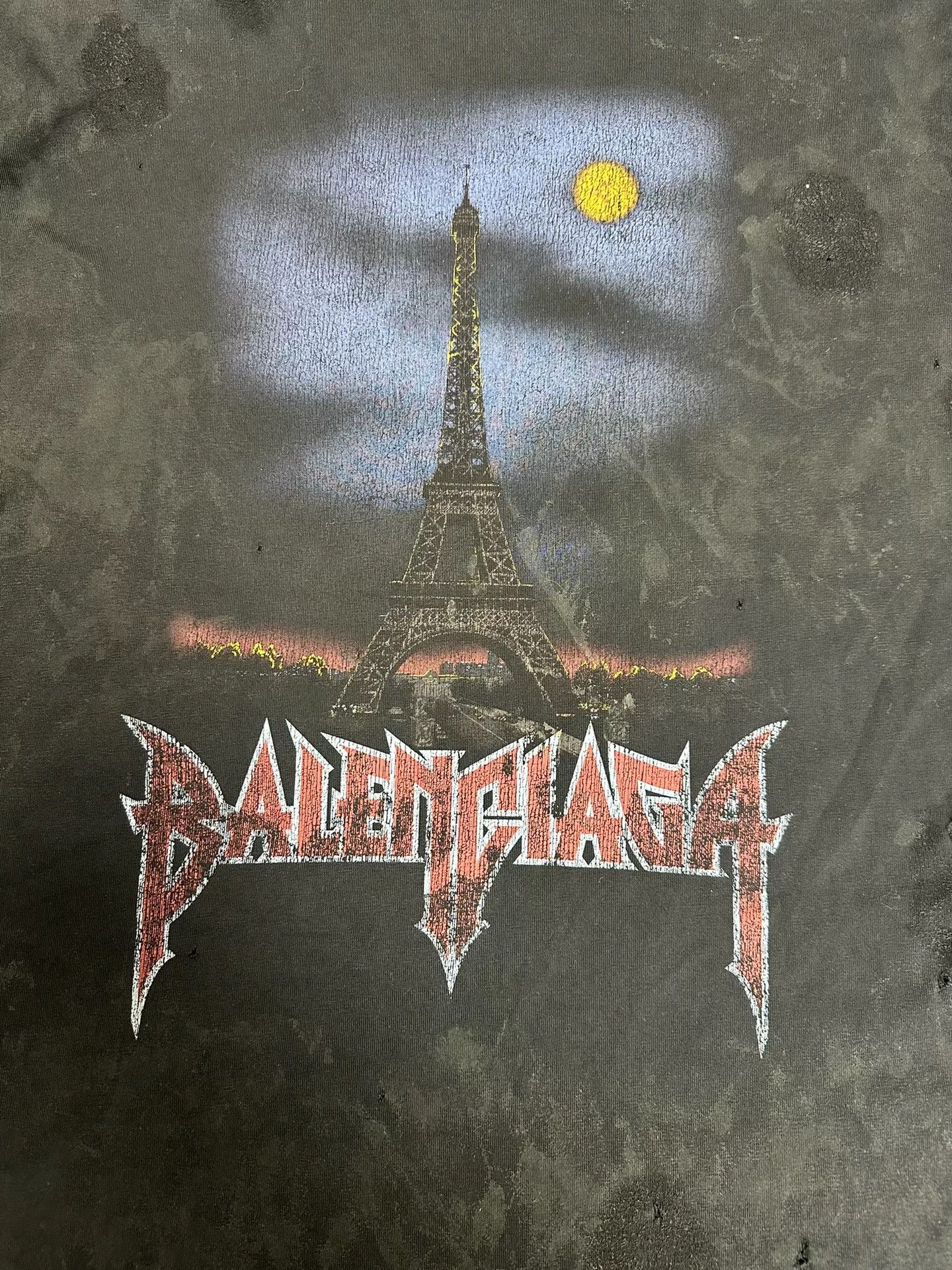 Balenciaga Balenciaga Eiffel Tower Graphic Long Sleeve Size XS Size US XS / EU 42 / 0 - 4 Thumbnail