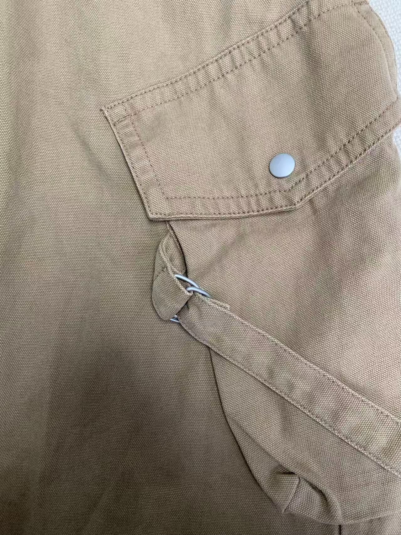 Acne Studios Acne Studios Khaki Cotton Cargo Pants 30 Size 30" / US 8 / IT 44 - 4 Thumbnail