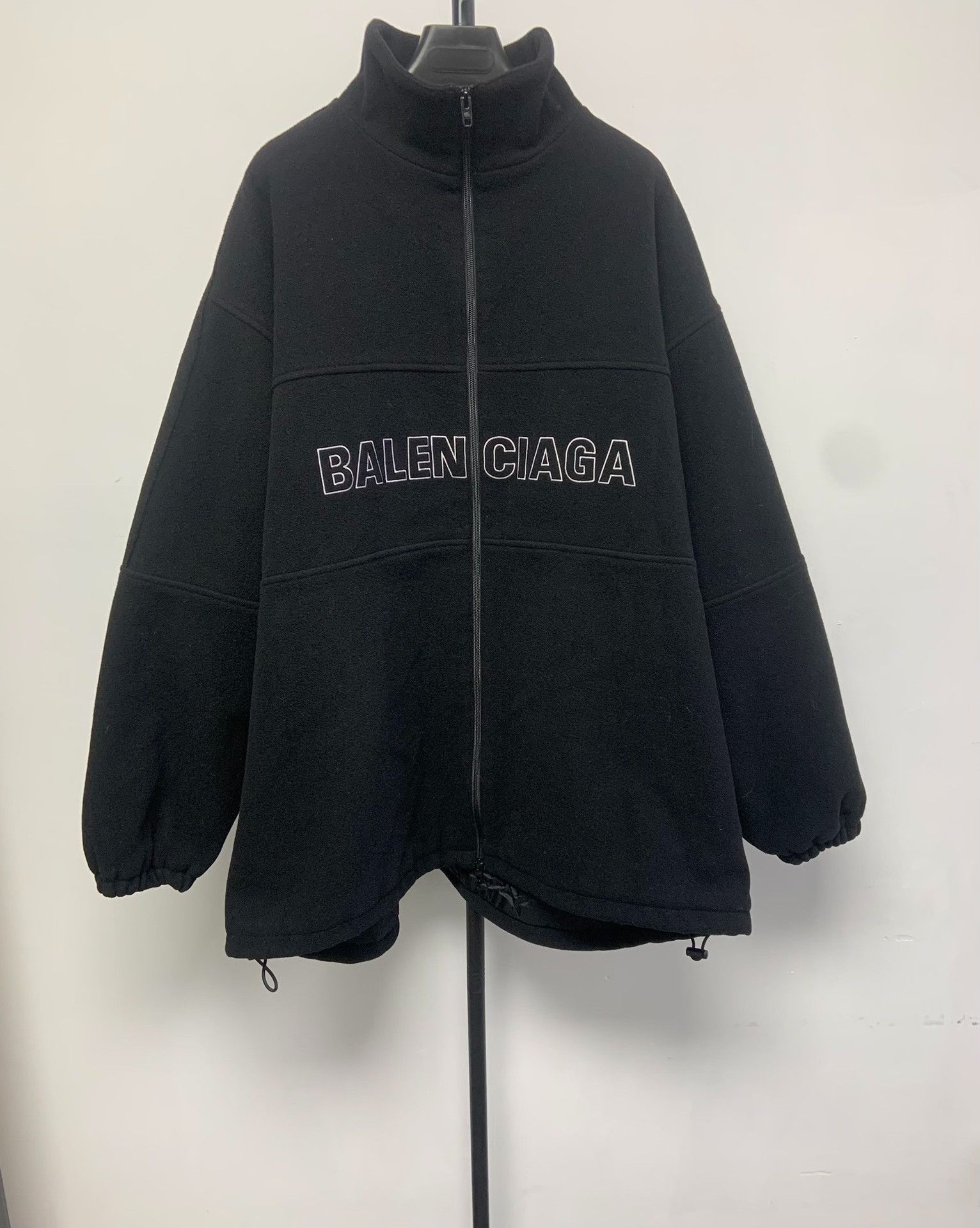 Balenciaga Balenciaga Logo Fleece Zip Jacket Size 48 Size US M / EU 48-50 / 2 - 2 Thumbnail