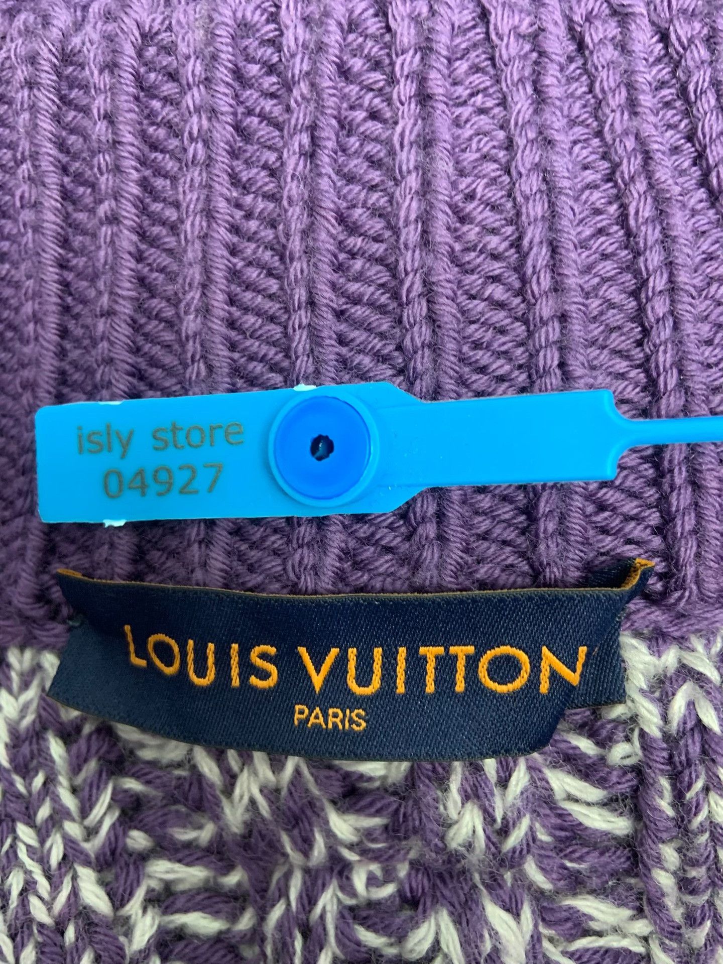 Louis Vuitton Louis Vuitton Purple Jacquard Half-Zip Sweater S Size US S / EU 44-46 / 1 - 5 Thumbnail